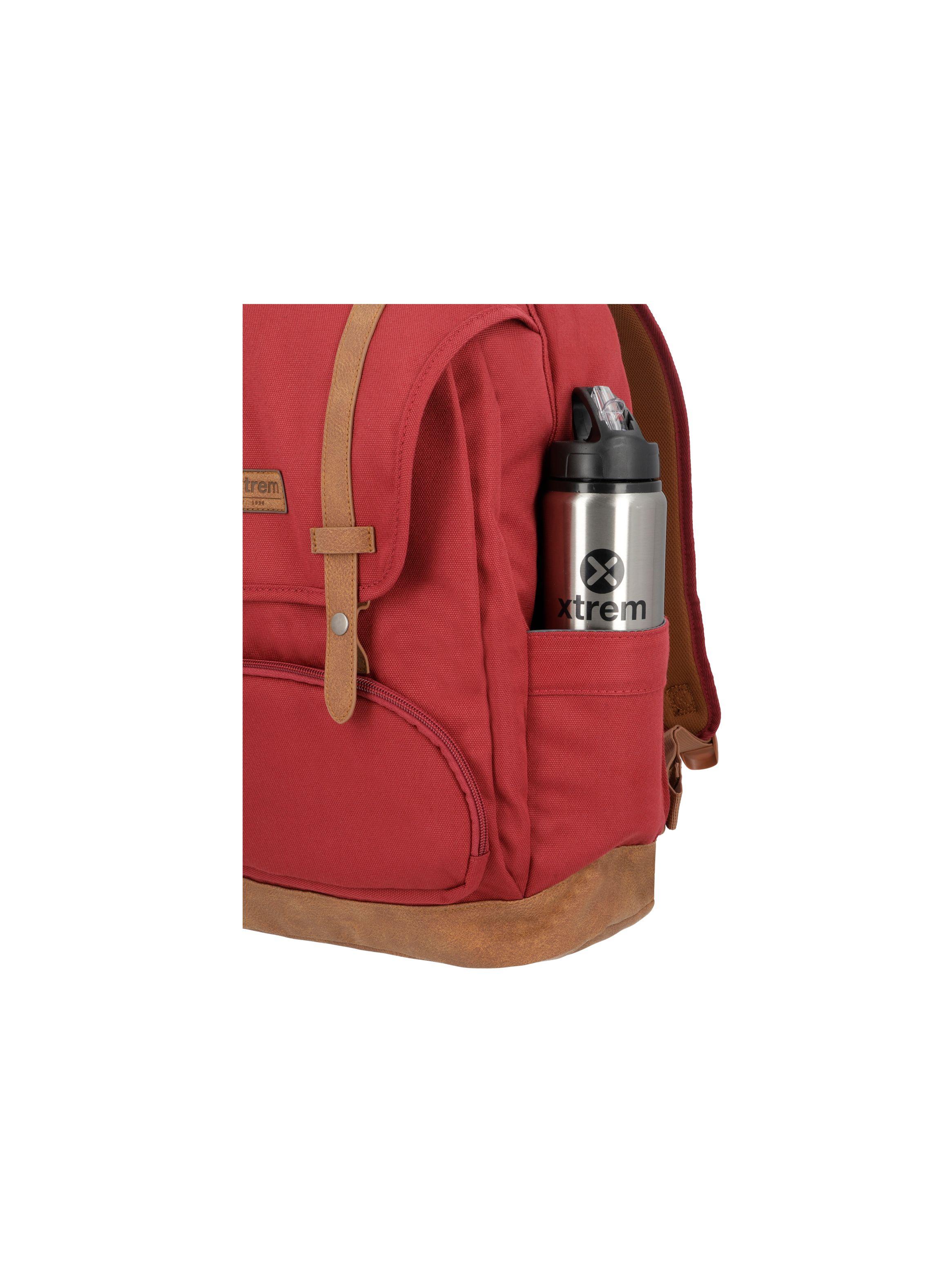 Mochila Notebook Xtrem Straps 4XT Rojo 16"-5