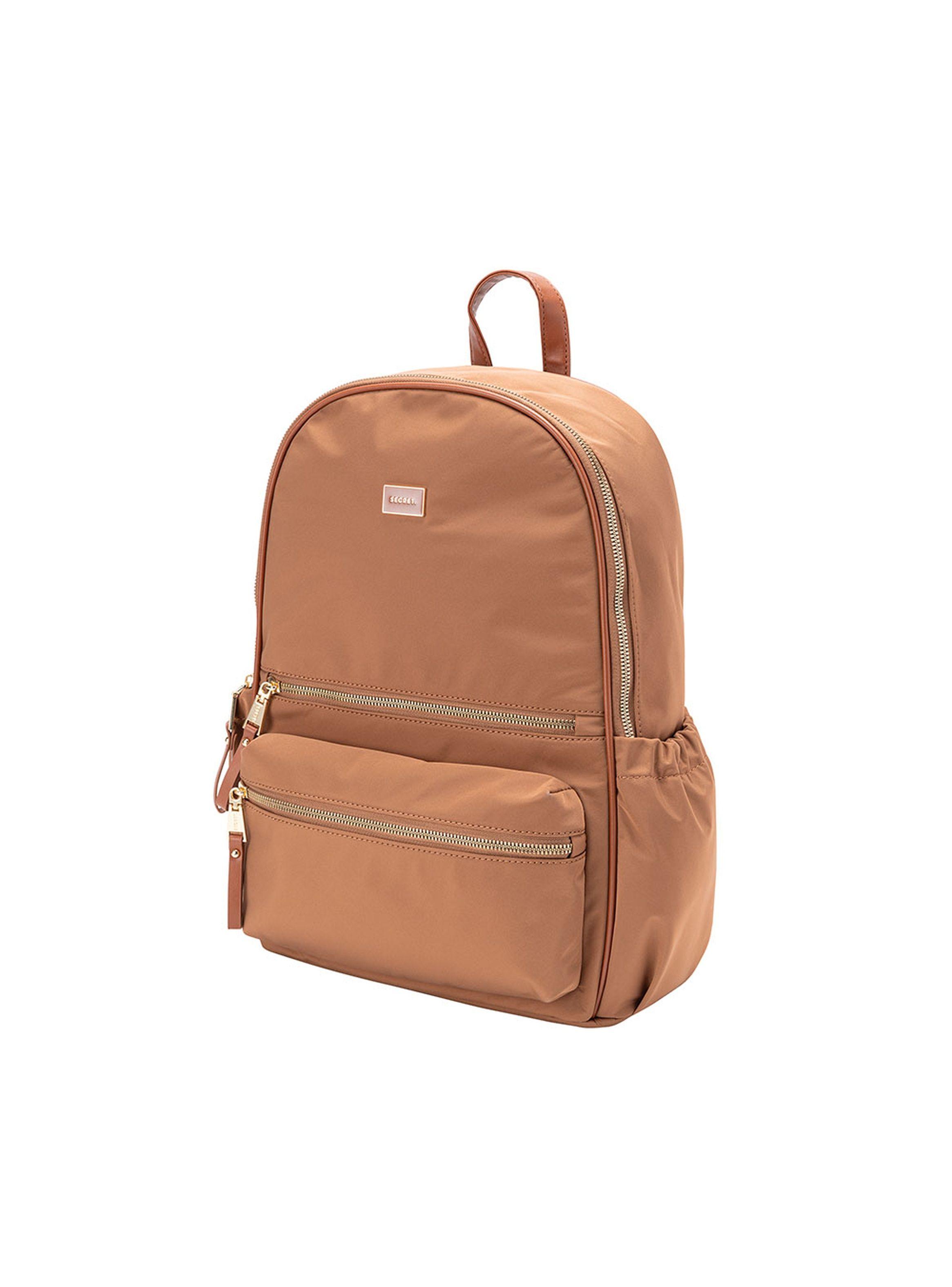 Mochila Notebook Secret Alemania FW24 Café 15"-1