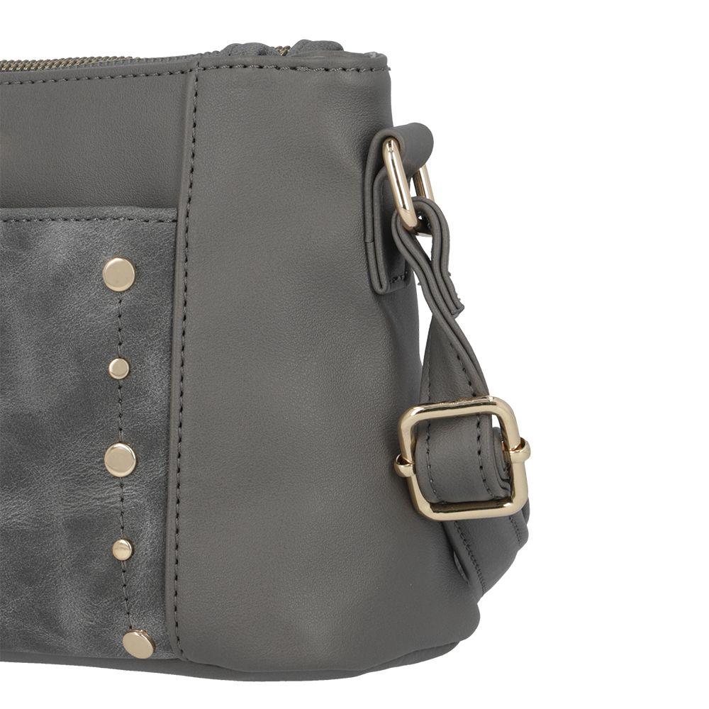 Cartera Mujer Minsk Gris Secret-6