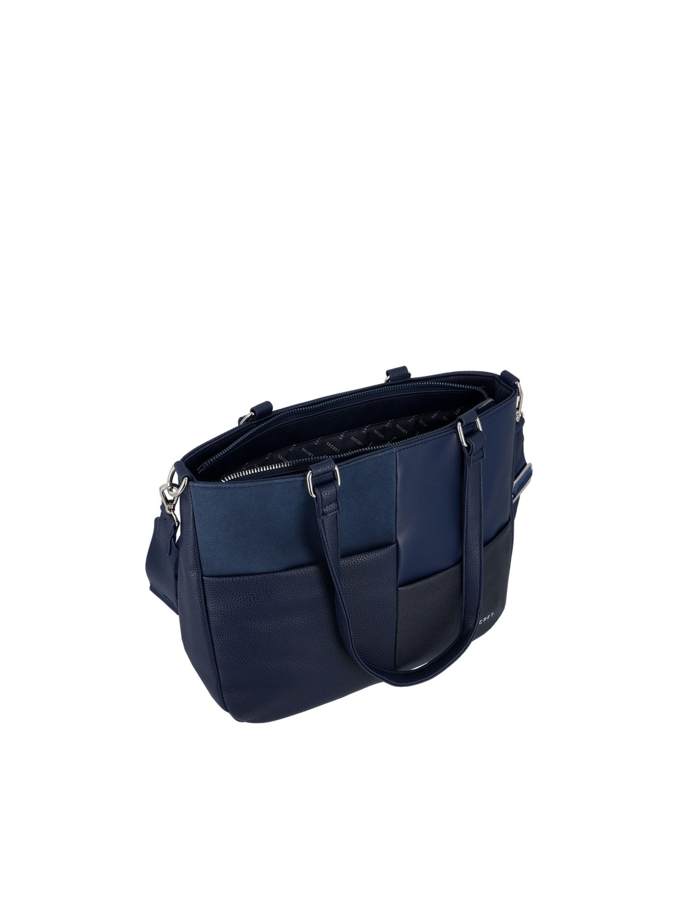 Cartera Tote Secret Malaga ST6 M Azul-3