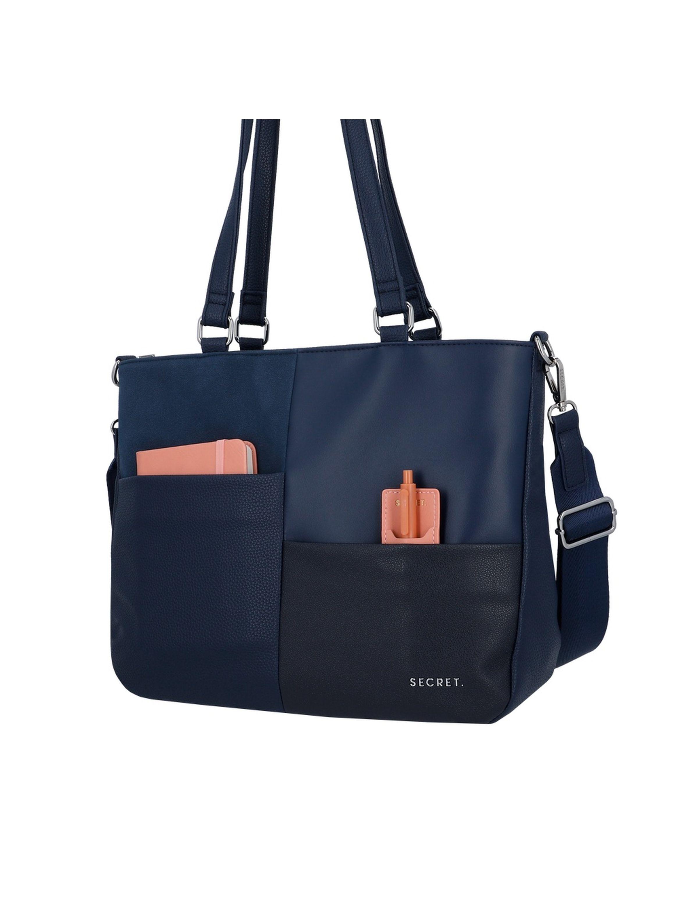 Cartera Tote Secret Malaga ST6 M Azul-6