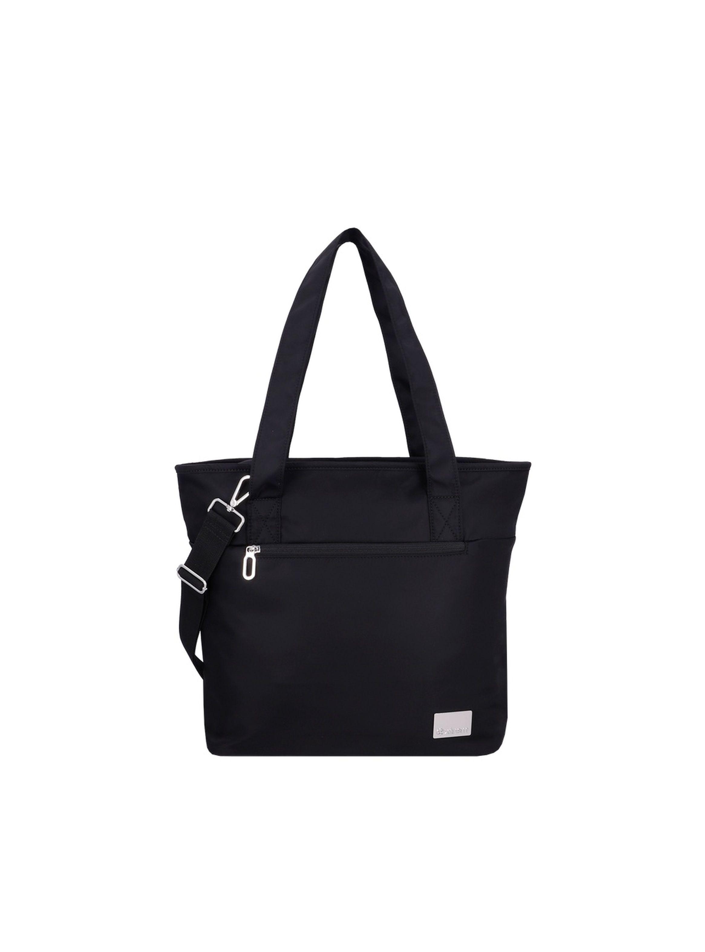 Cartera Tote Bag 14" Xtrem Violet 6XT Mediana Negra-0