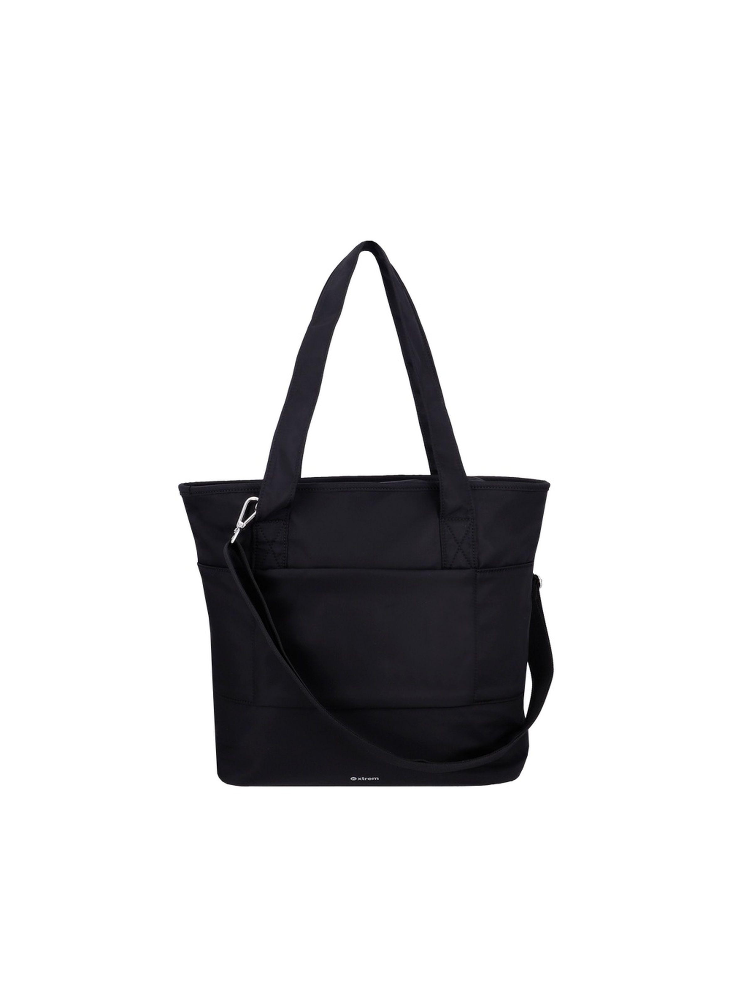 Cartera Tote Bag 14" Xtrem Violet 6XT Mediana Negra-2