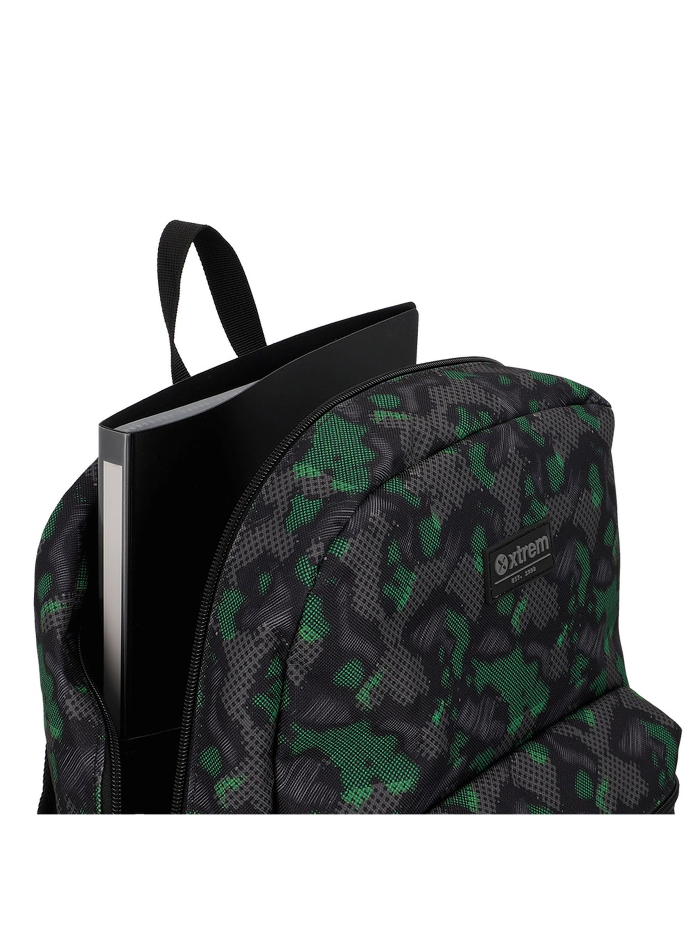 Triple Pack 6XT Mochila Niño Xtrem Verde Militar-3