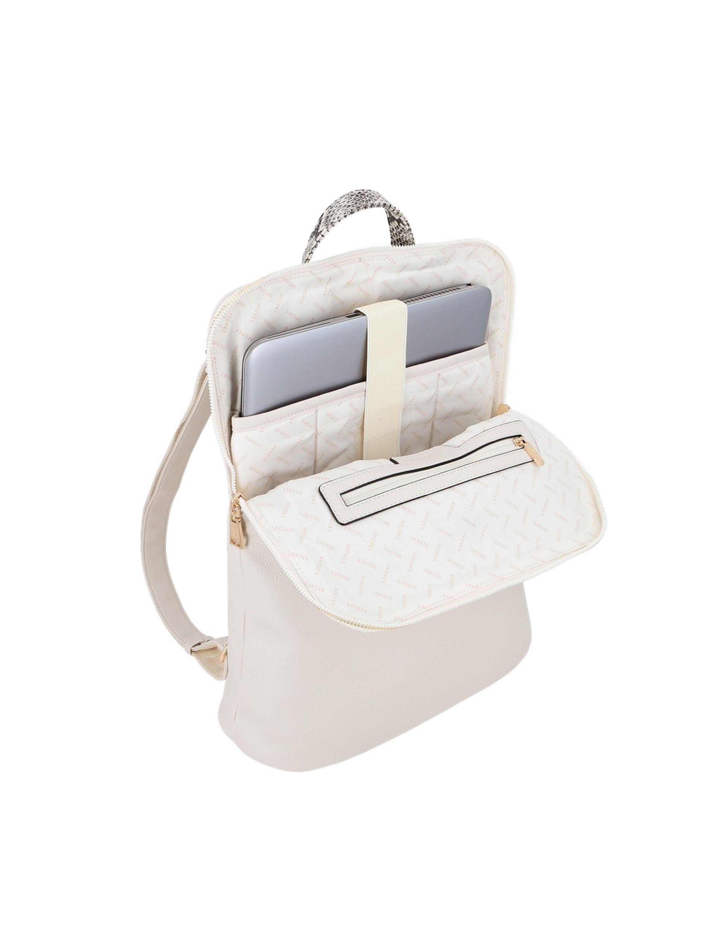 Mochila Notebook Secret Graz SC6 Beige 15"-3