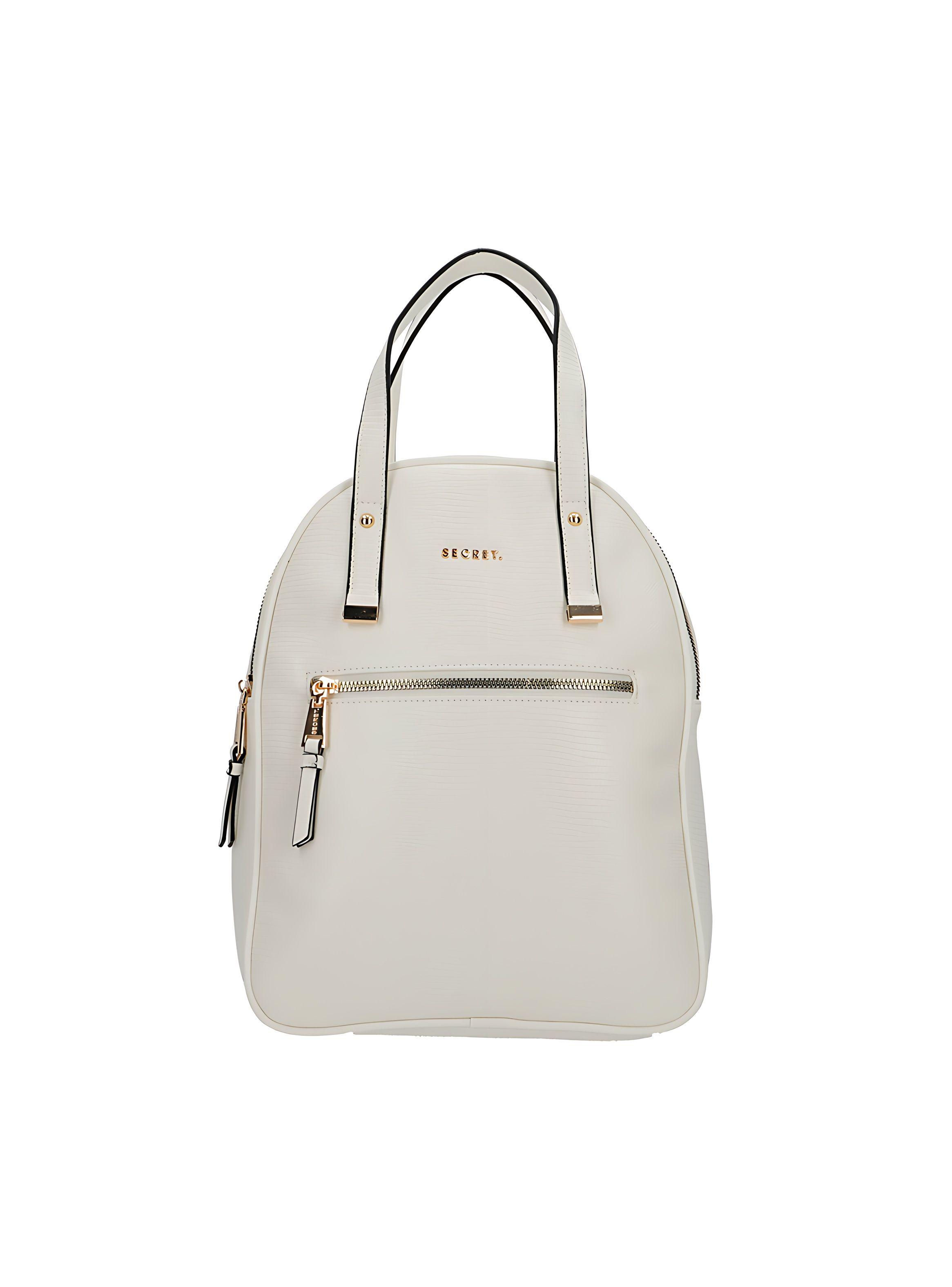 Mochila Secret Bolonia FW24 Blanco M-0