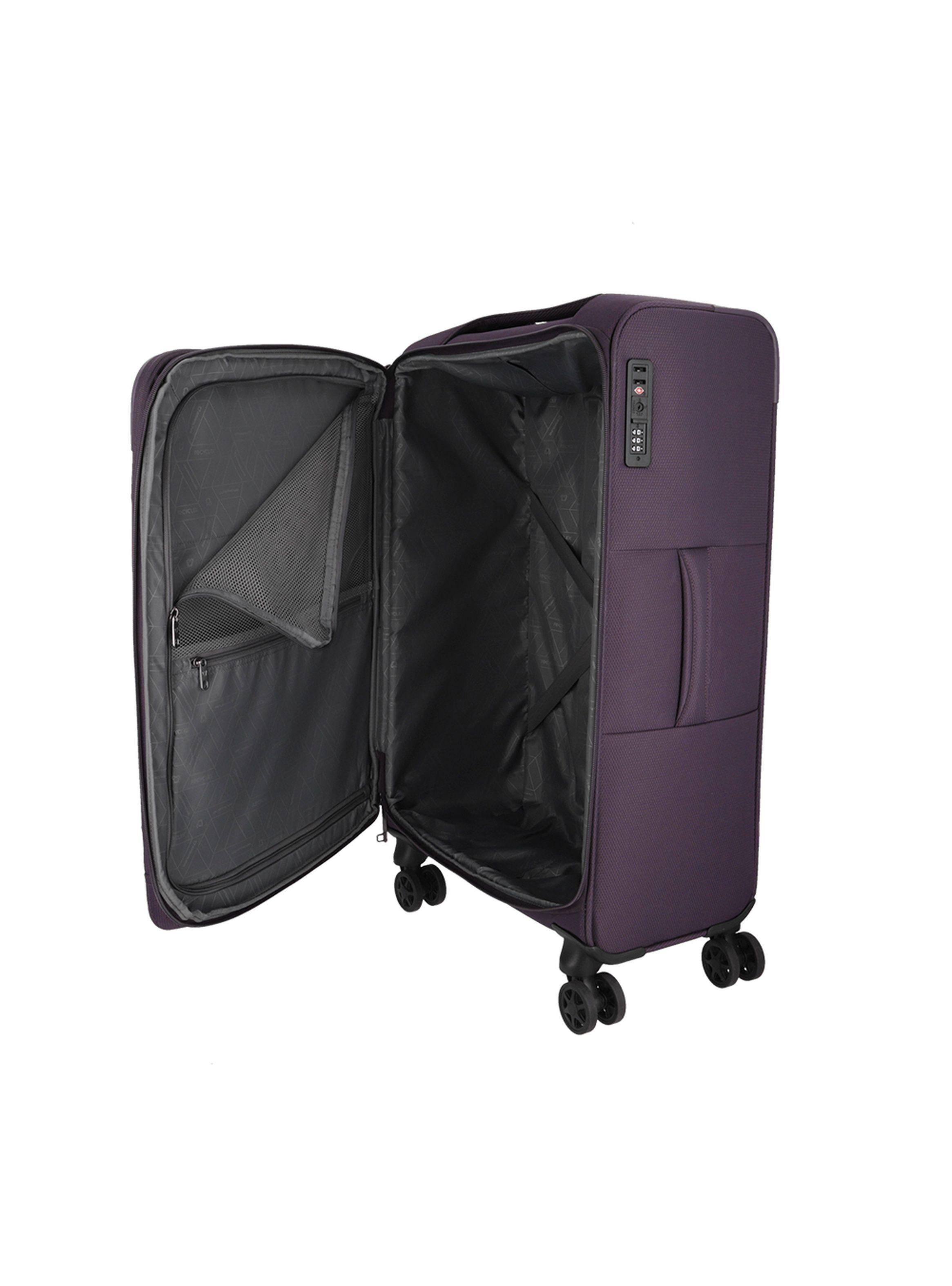Maleta Grande Saxoline Airshock 4SX Púrpura-3