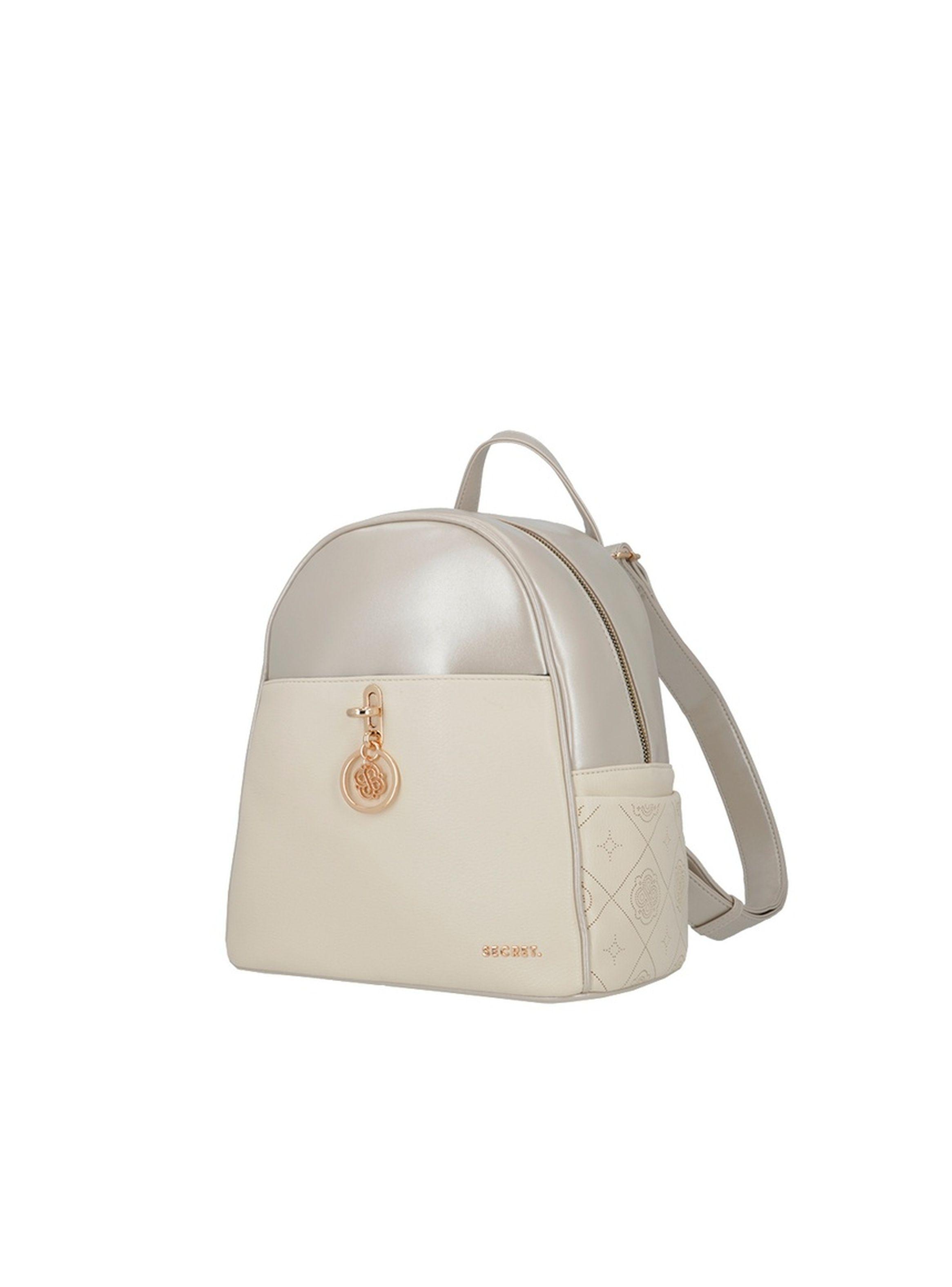 Mochila Secret Mantua SS25 M Beige-1