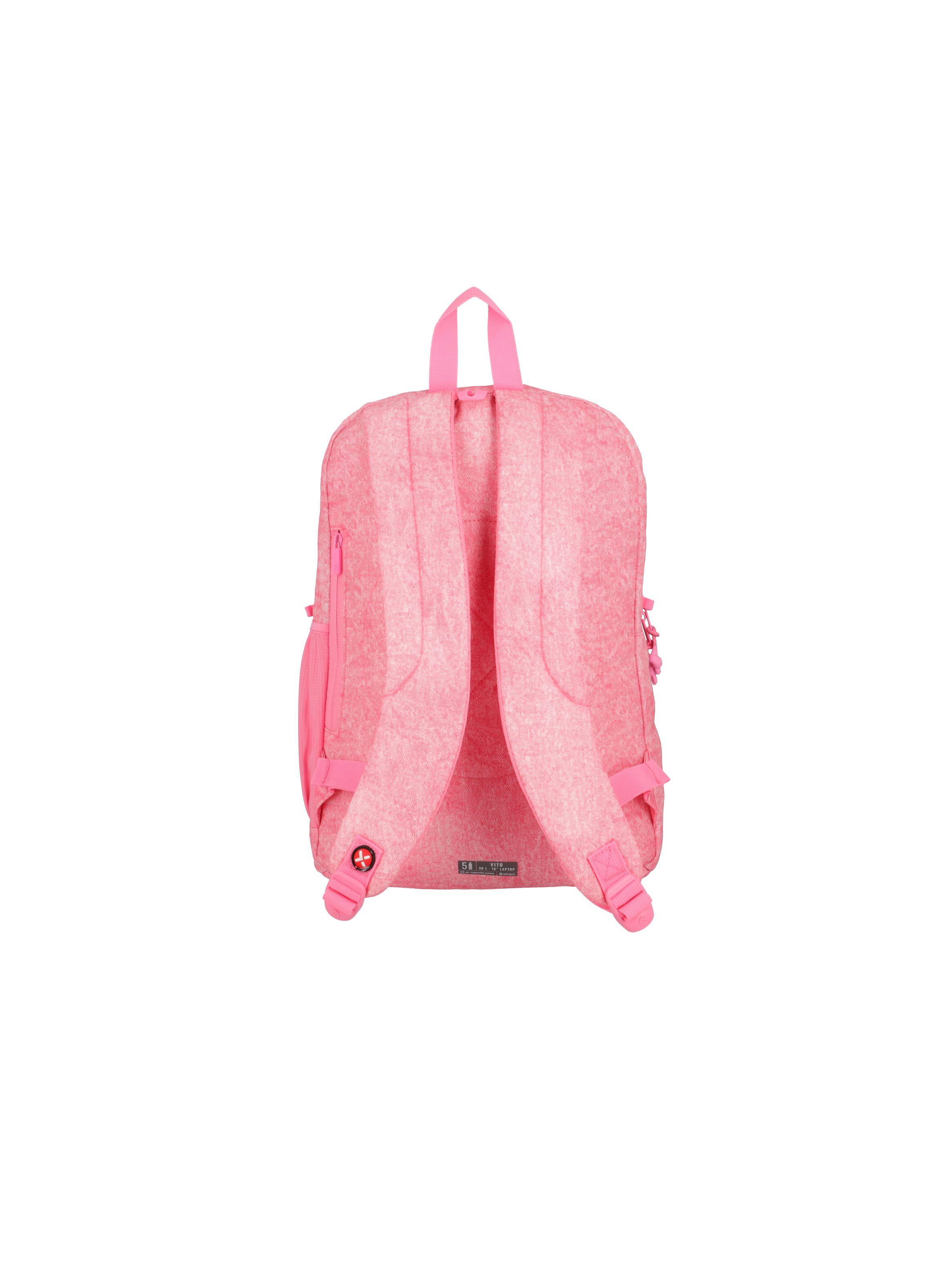 Mochila Notebook Xtrem Vito 4XT Rosado 16"-2