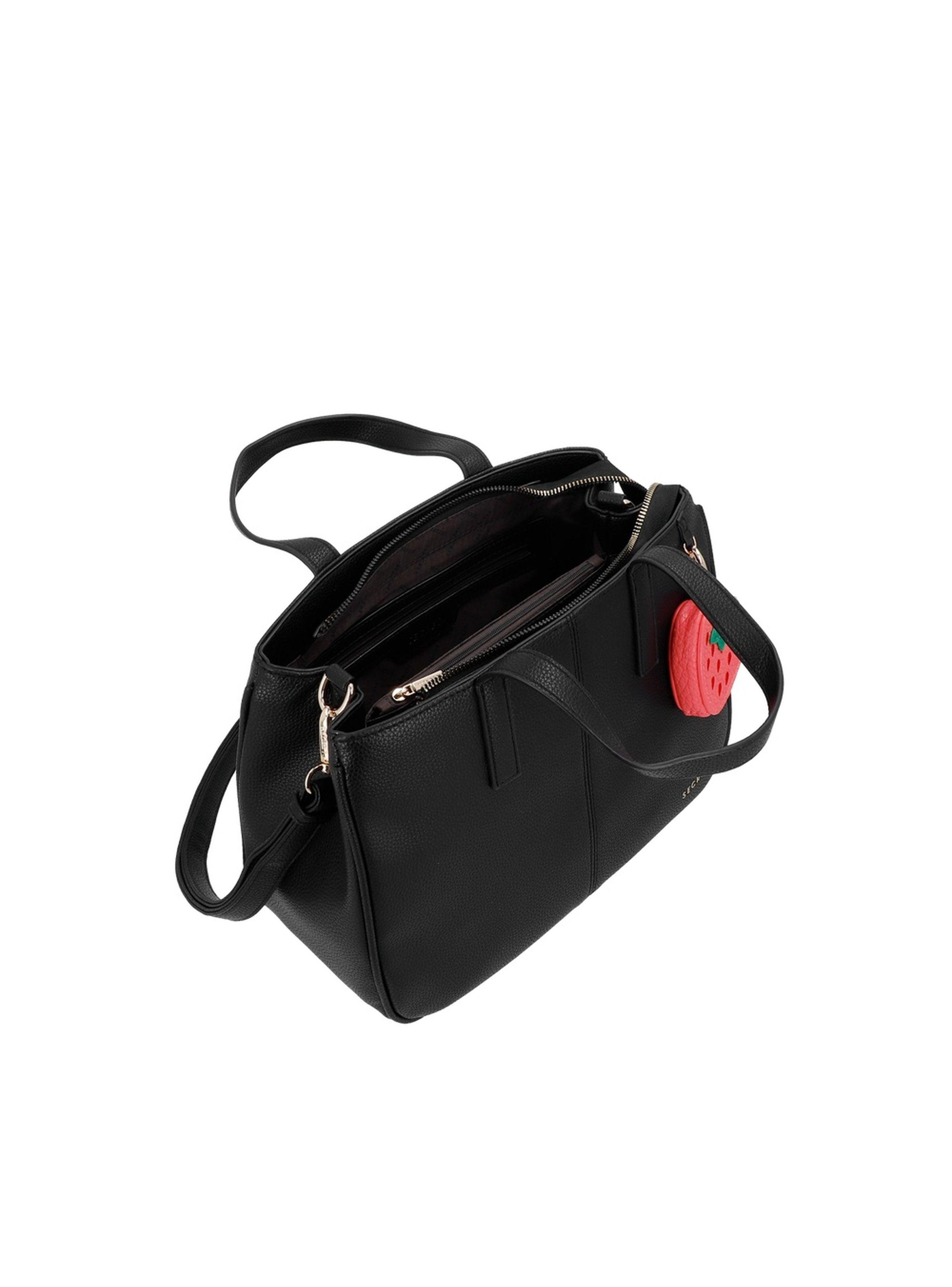Cartera Tote Secret Aruba SC7 Mediana Negro-3