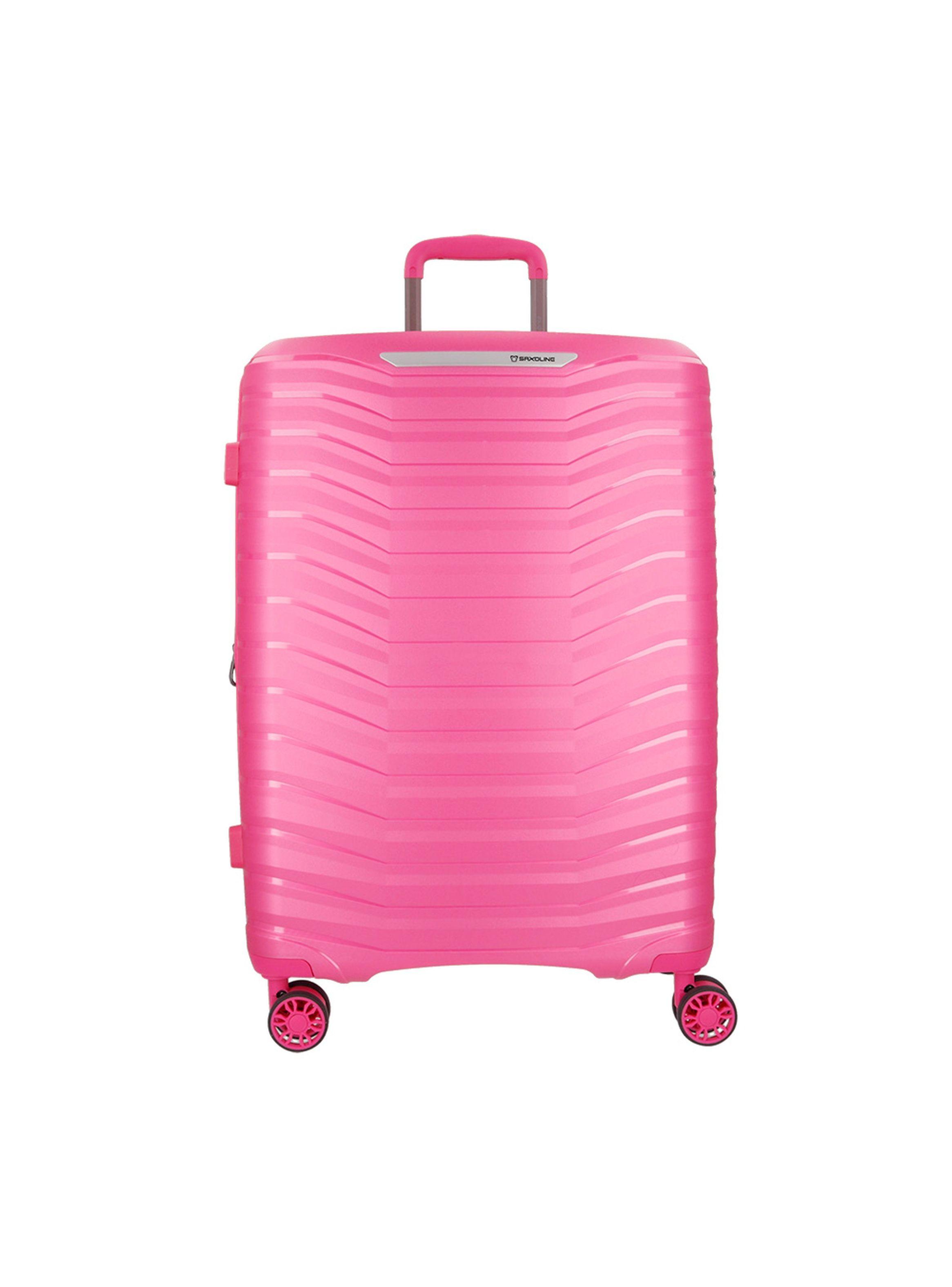 Maleta Grande Saxoline Titanium Rosado-0