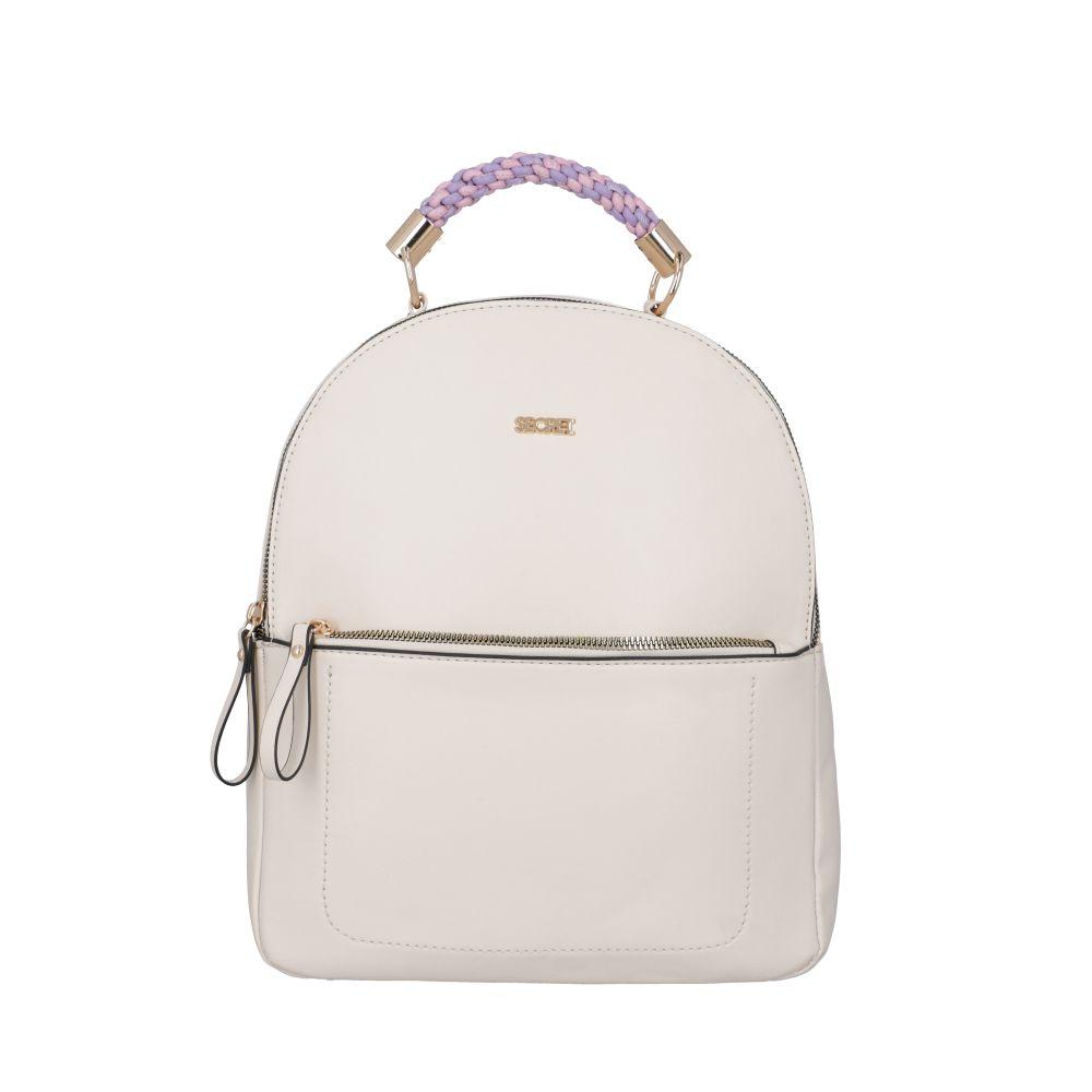 Mochila Bahamas Casual Marfil Secret L-0