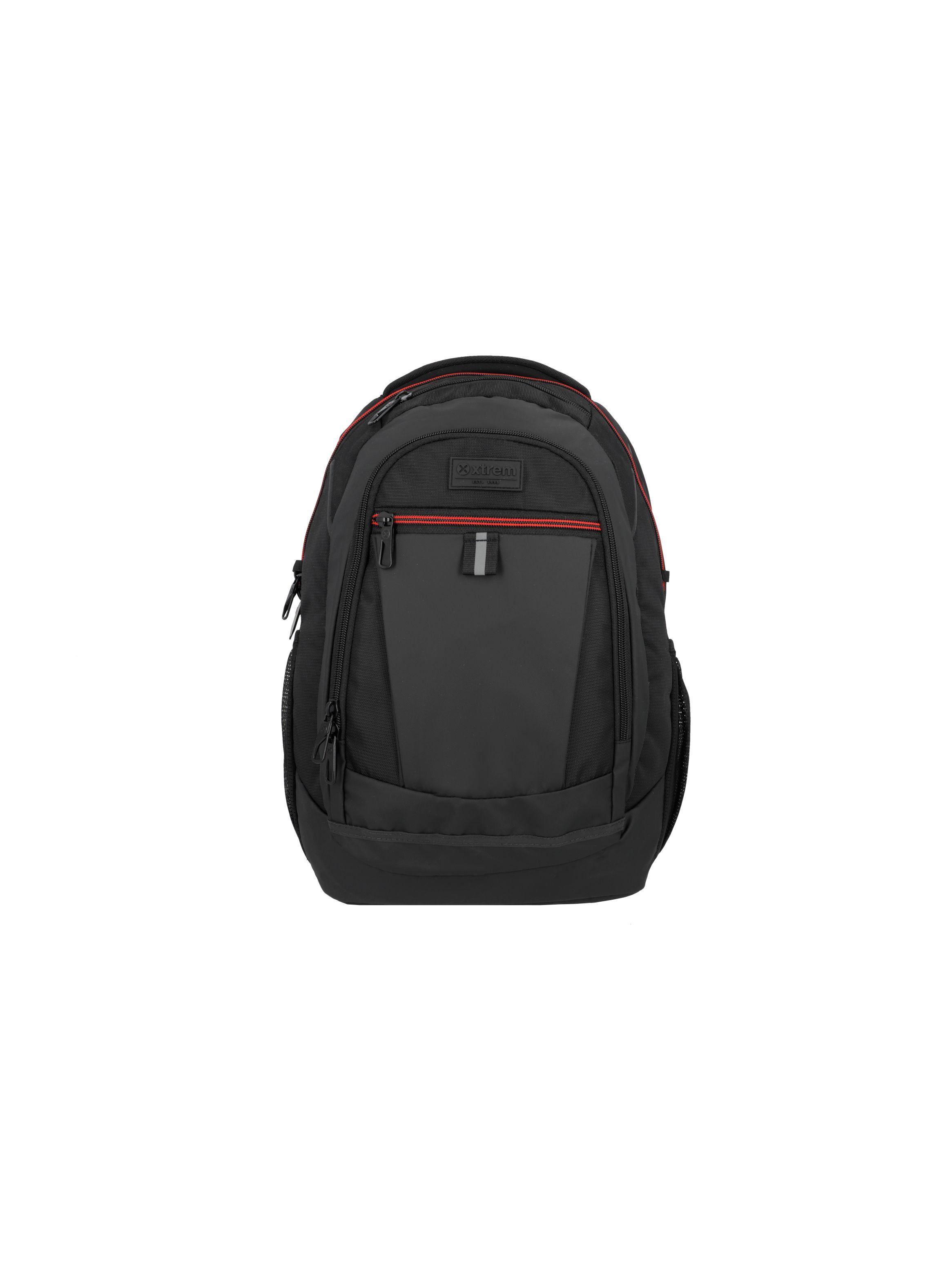 Mochila Notebook Xtrem Brooklyn 4XT Negro/Rojo 16"-0