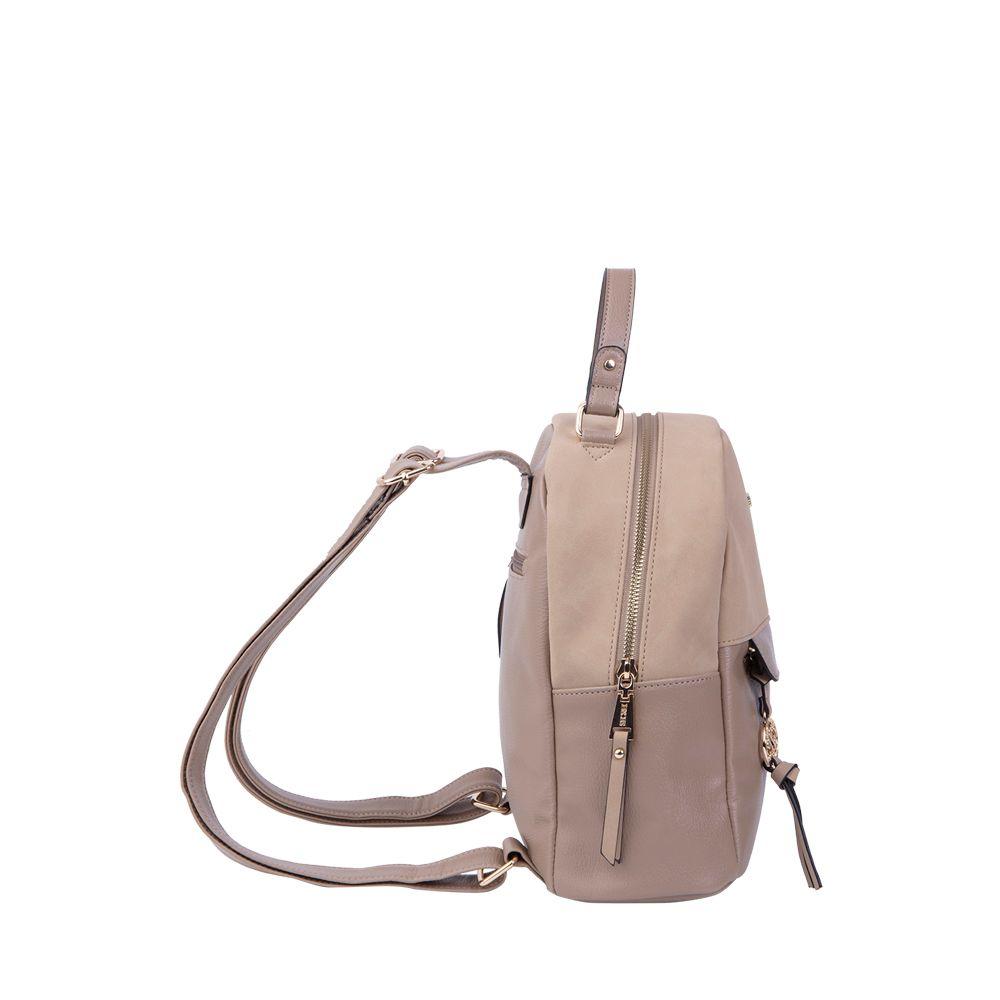 Mochila Lourdes Beige Secret-5