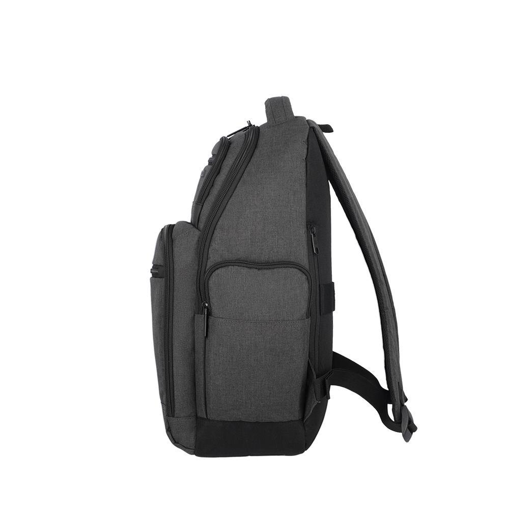 Mochila Notebook Saxoline Banker Gris 17"-4