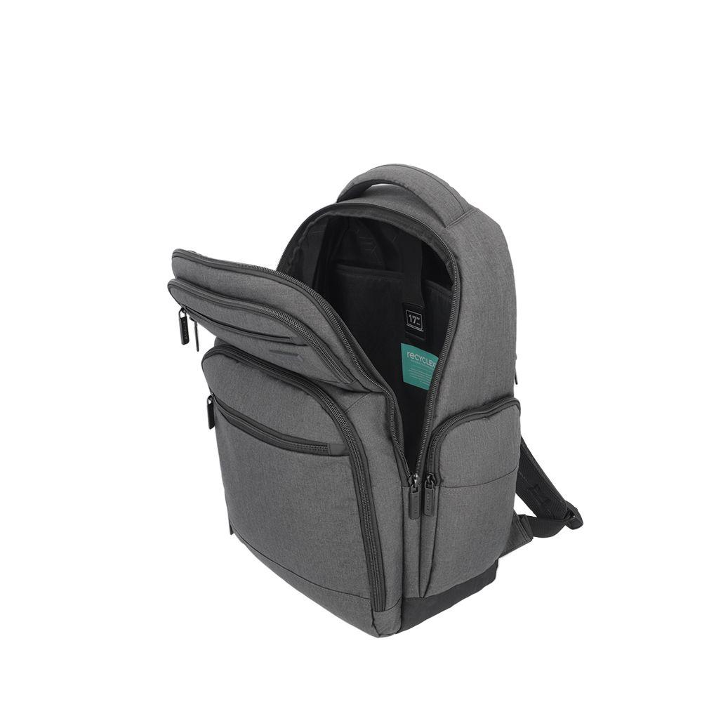 Mochila Notebook Saxoline Banker Gris 17"-2