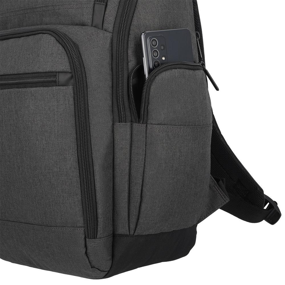 Mochila Notebook Saxoline Banker Gris 17"-7