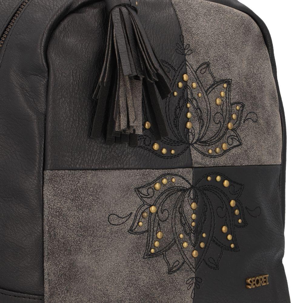 Mochila Antioquia Casual Negro Secret-7