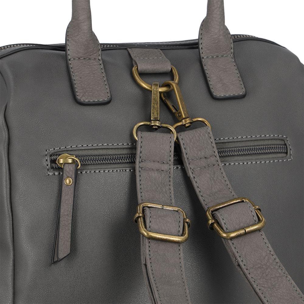 Mochila Mujer Dallas Gris Secret-6