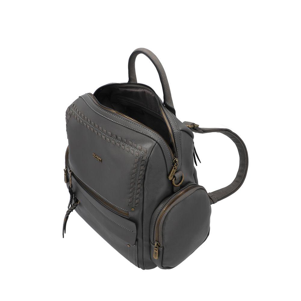 Mochila Mujer Dallas Gris Secret-2