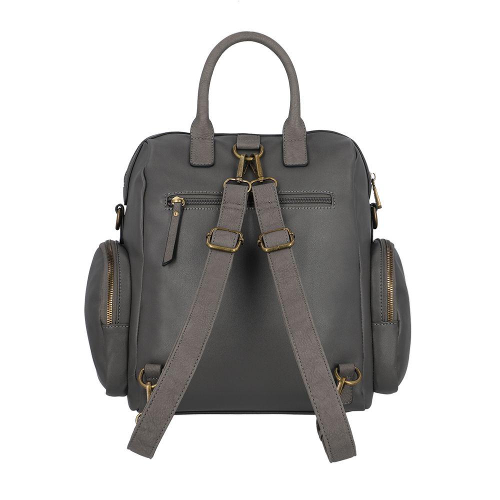 Mochila Mujer Dallas Gris Secret-3