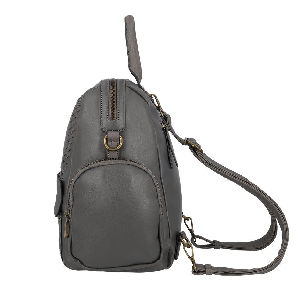 Mochila Mujer Dallas Gris Secret-5