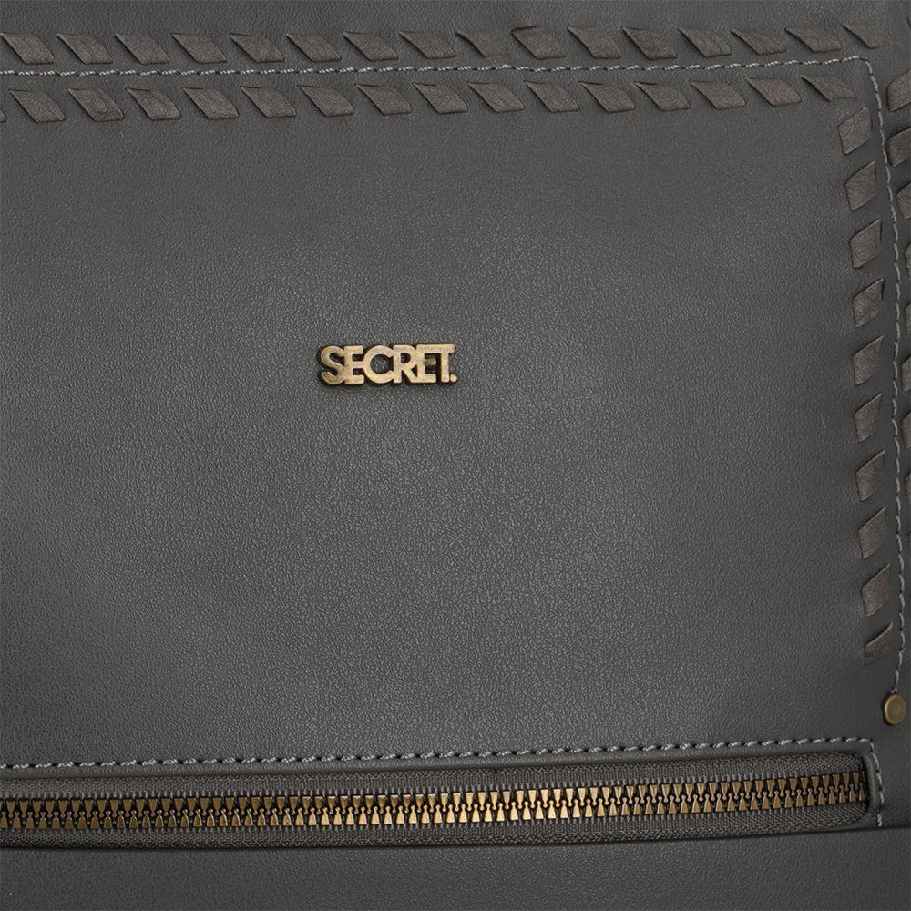 Mochila Mujer Dallas Gris Secret-7