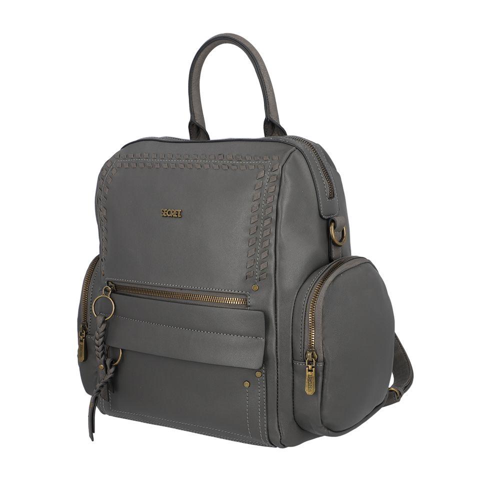 Mochila Mujer Dallas Gris Secret-1