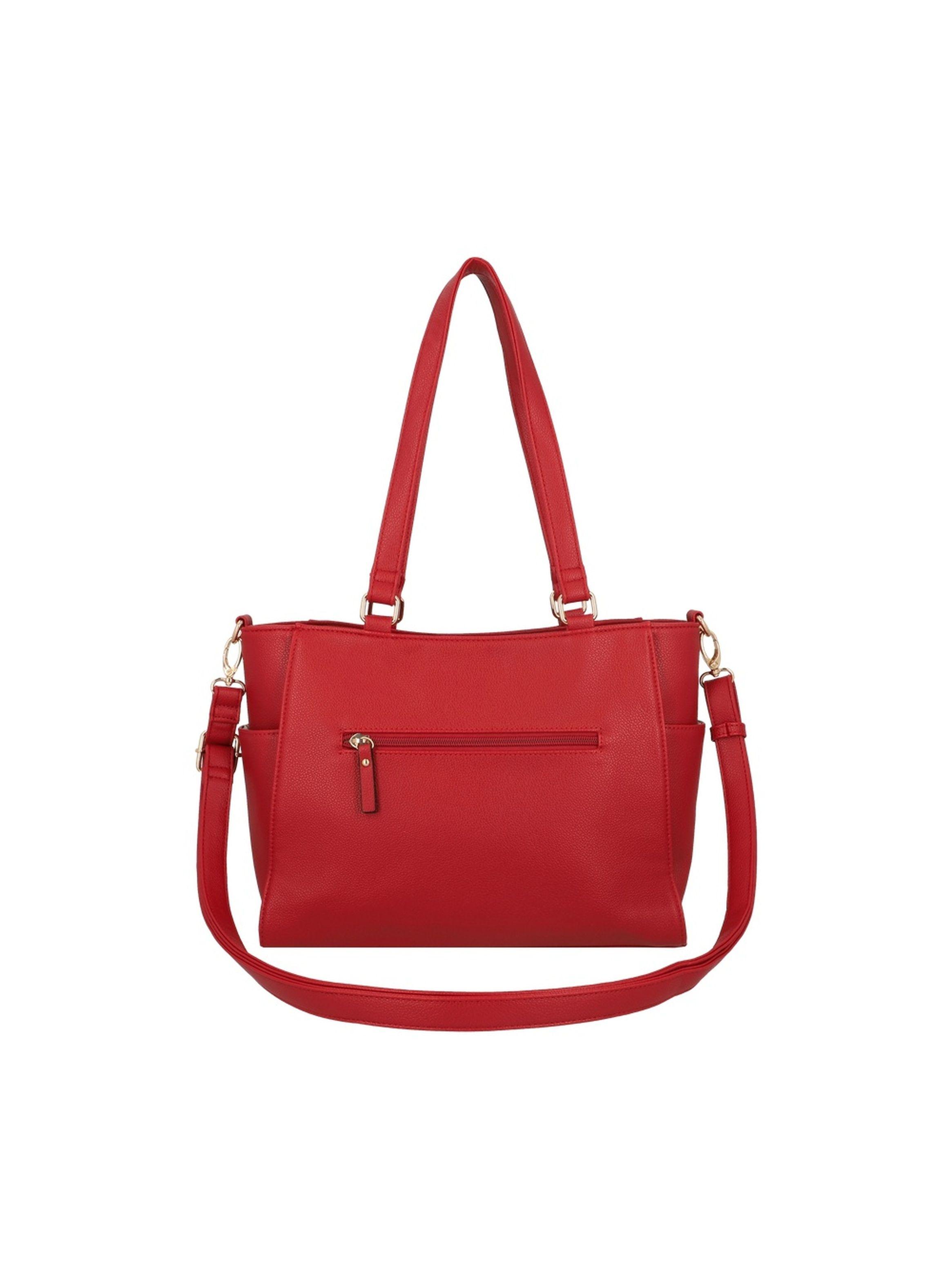 Cartera Tote Secret Teruel FW25 M Rojo-2