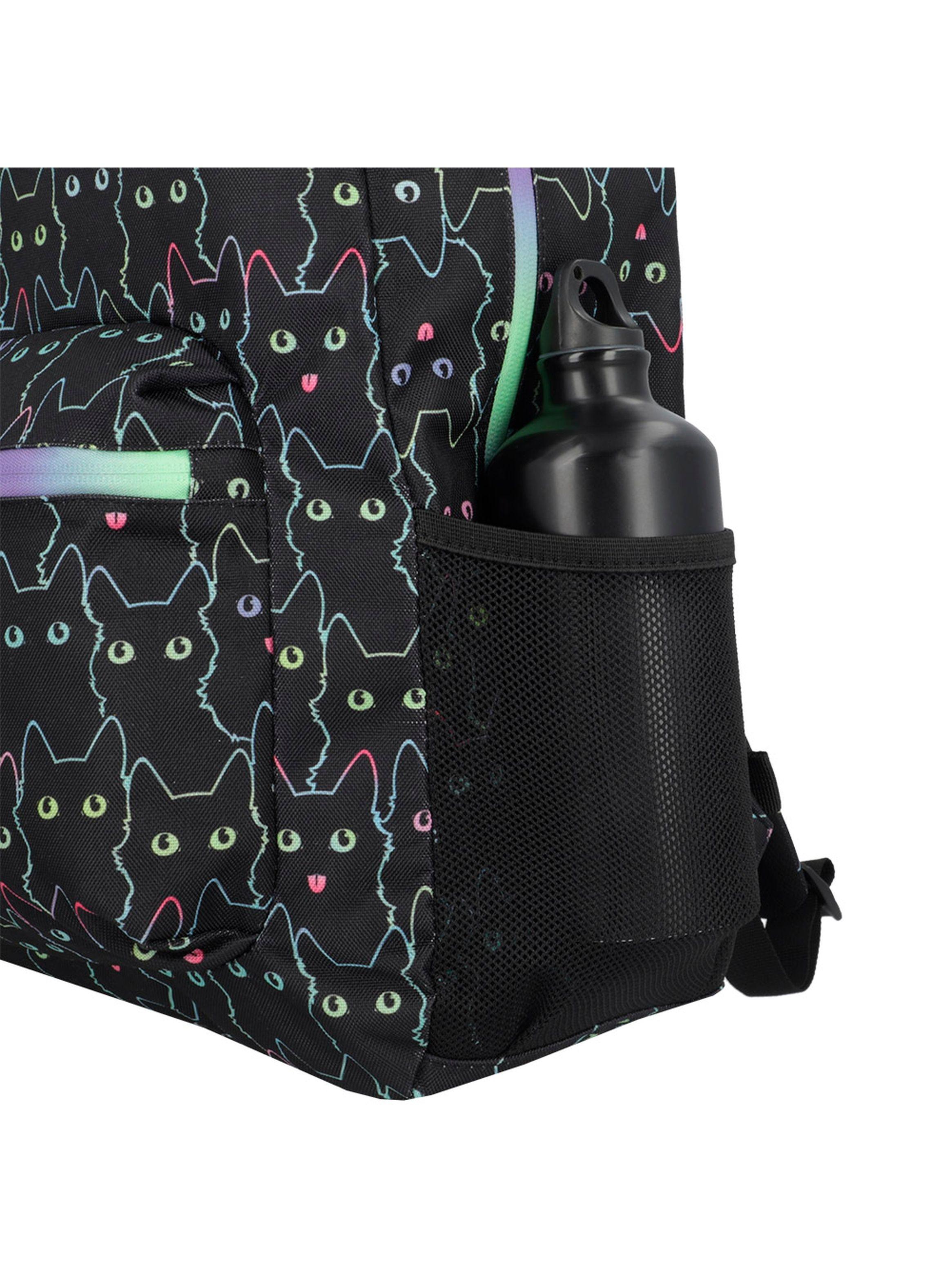 Triple Pack 5XT Mochila Niña Xtrem Gatos Negro-5