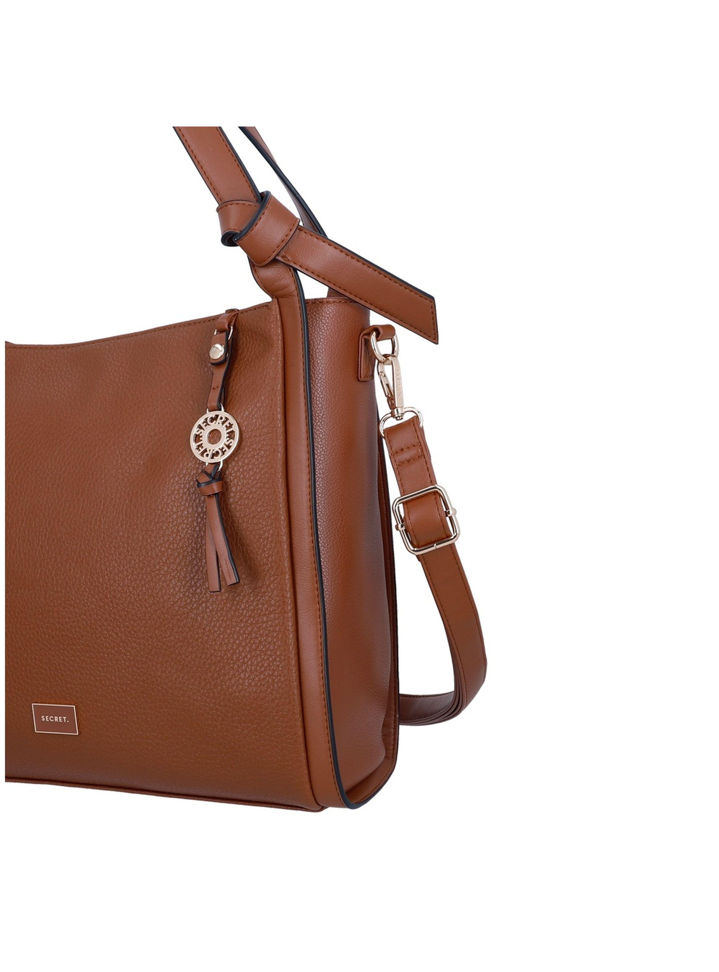 Cartera de hombro Secret Boston ST6 L Café-4