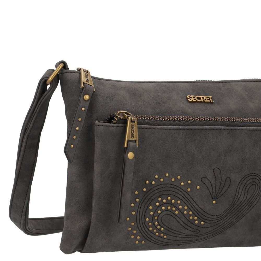 Cartera Modena Casual Negro Secret S-7