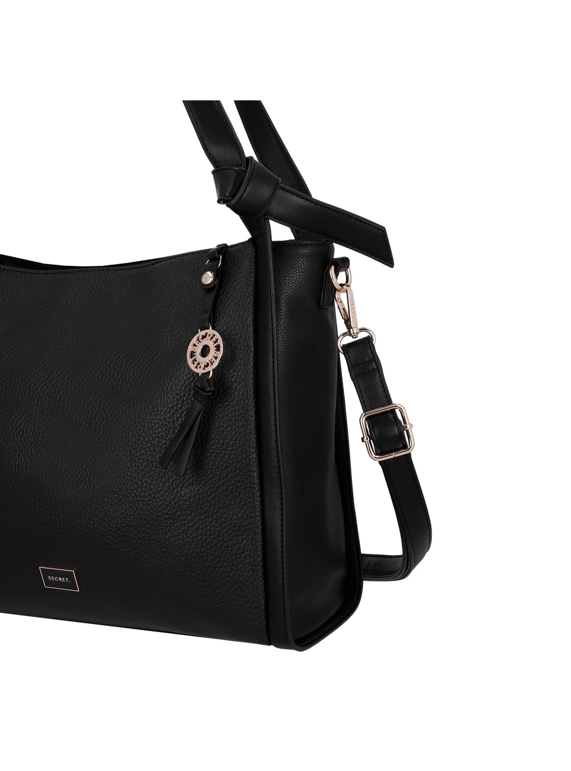 Cartera de hombro Secret Boston ST6 L Negro-4