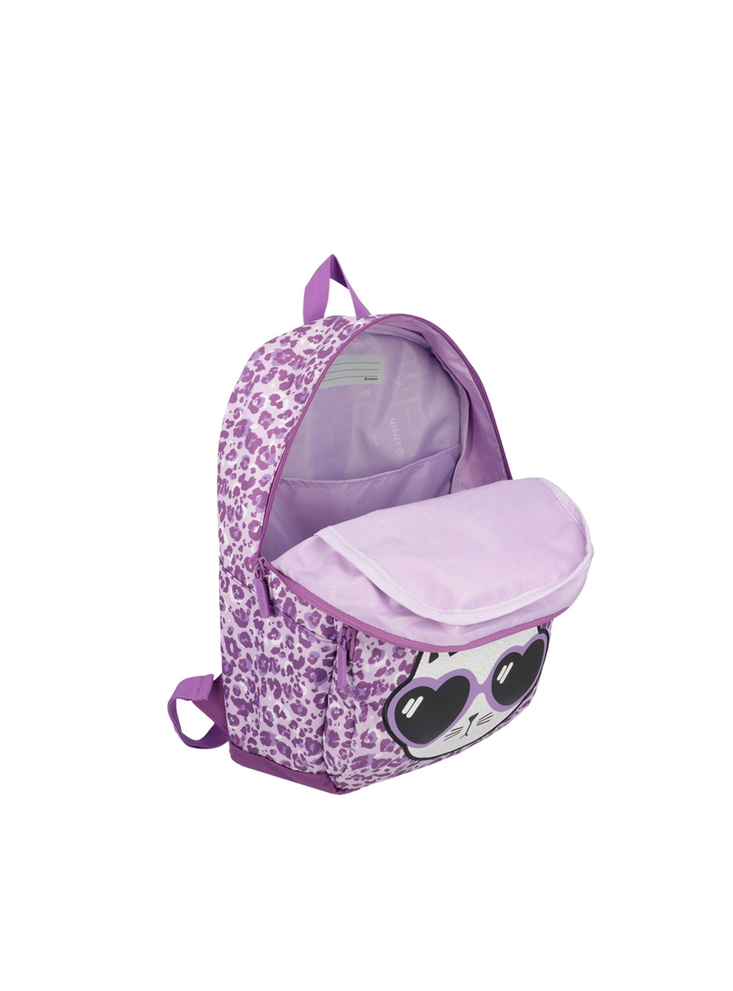 Mochila Xtrem Bolt 5XT Gato Morado-3