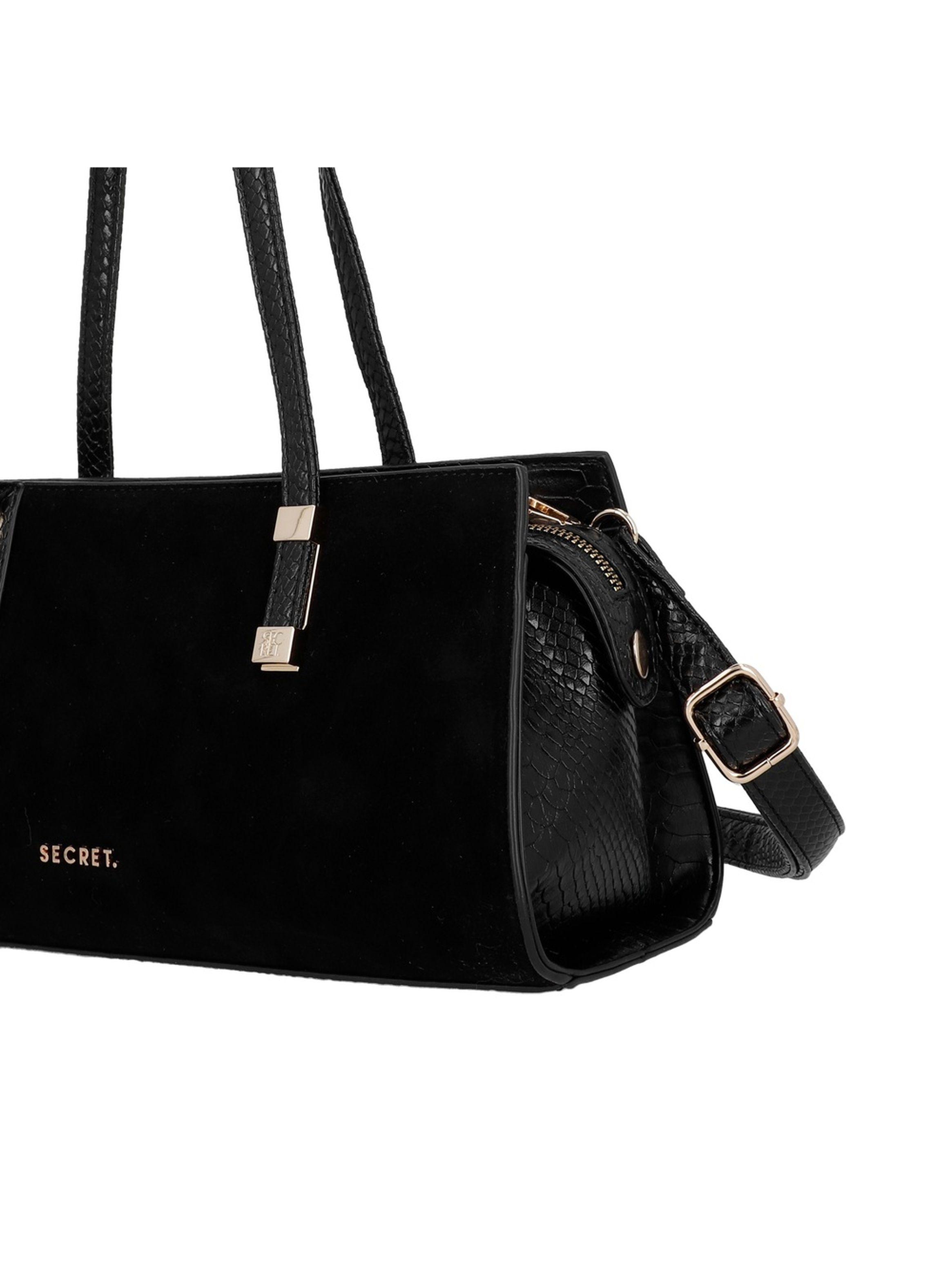 Cartera de Mano Secret Zagreb SC7 Grande Negro-4
