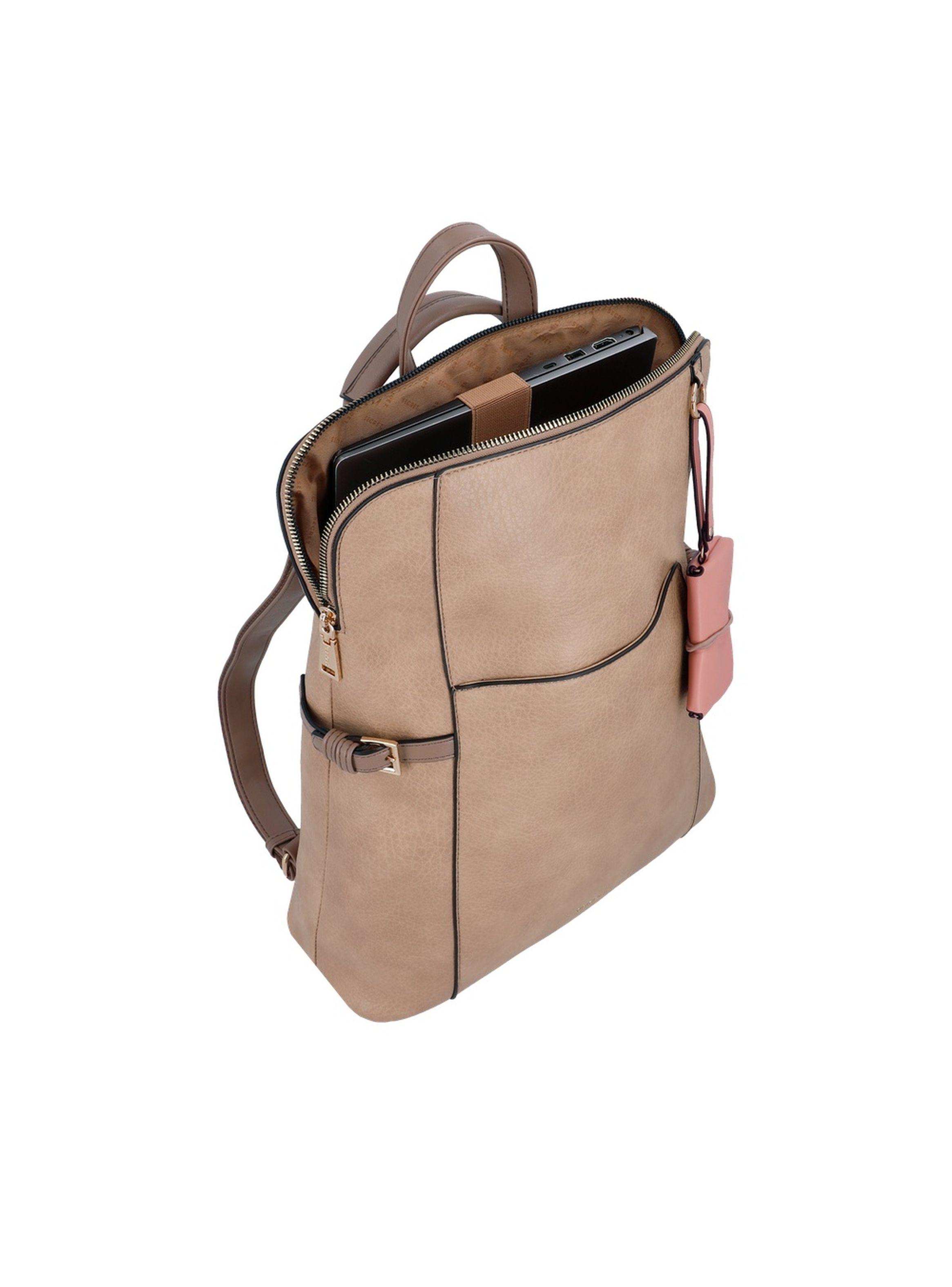 Mochila Notebook Secret Zamora ST6 Beige 15"-3
