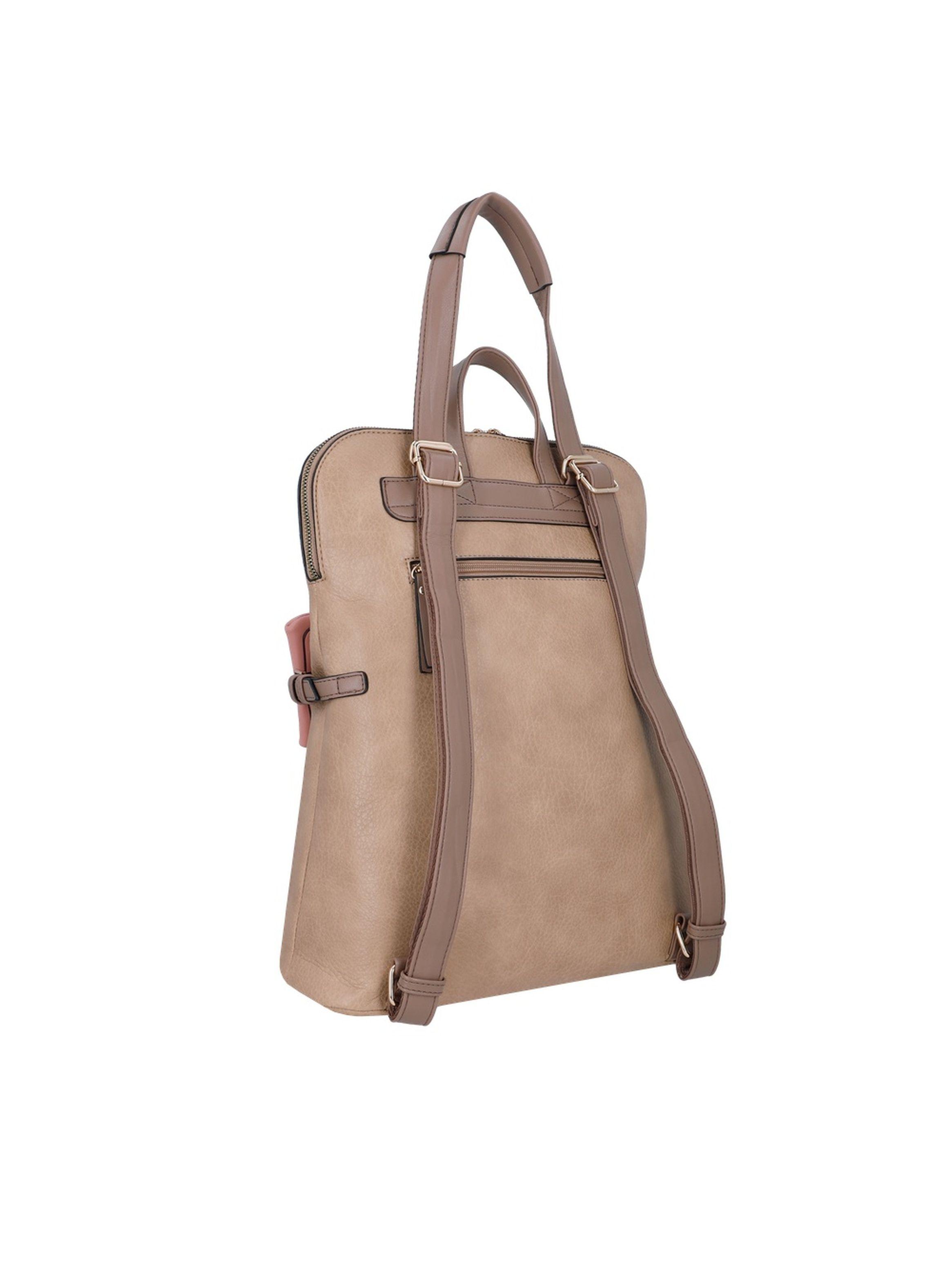 Mochila Notebook Secret Zamora ST6 Beige 15"-6