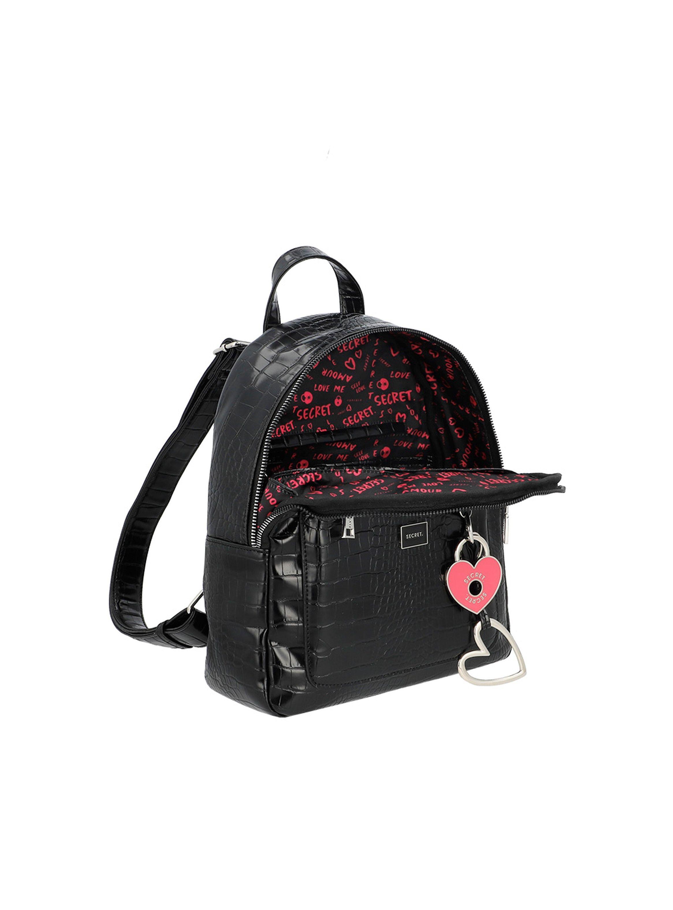 Mochila Secret Love FW25 M Negro-5