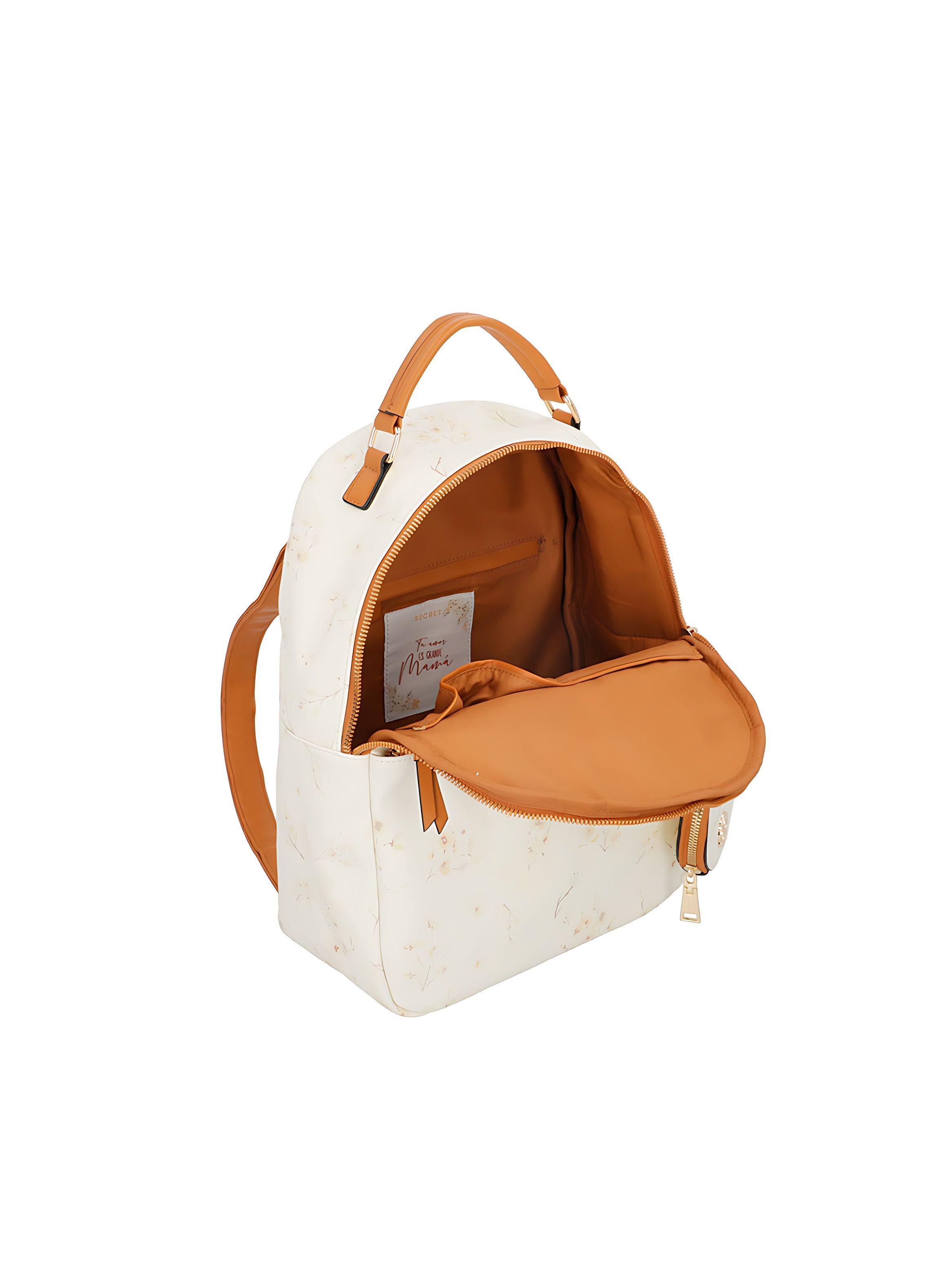 Mochila Secret Mother FW24 Beige M-3