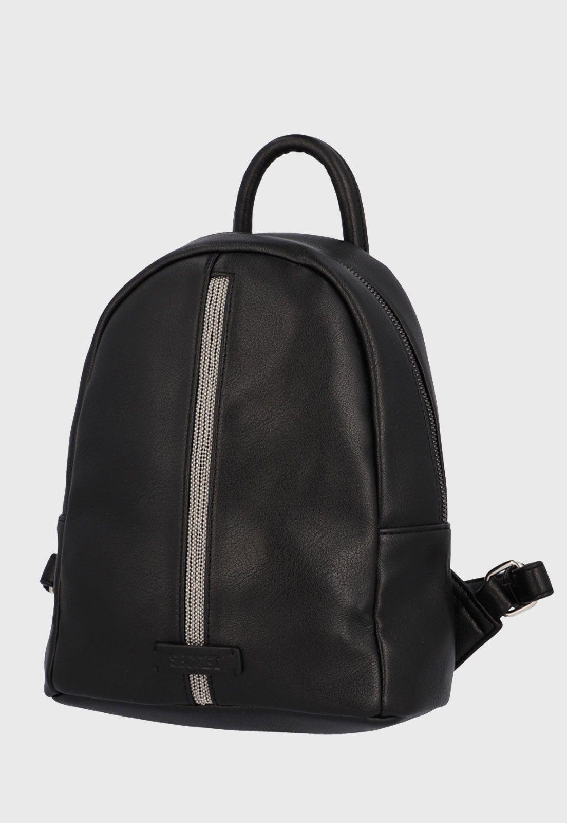 Mochila Rosario Casual Negra Secret-0