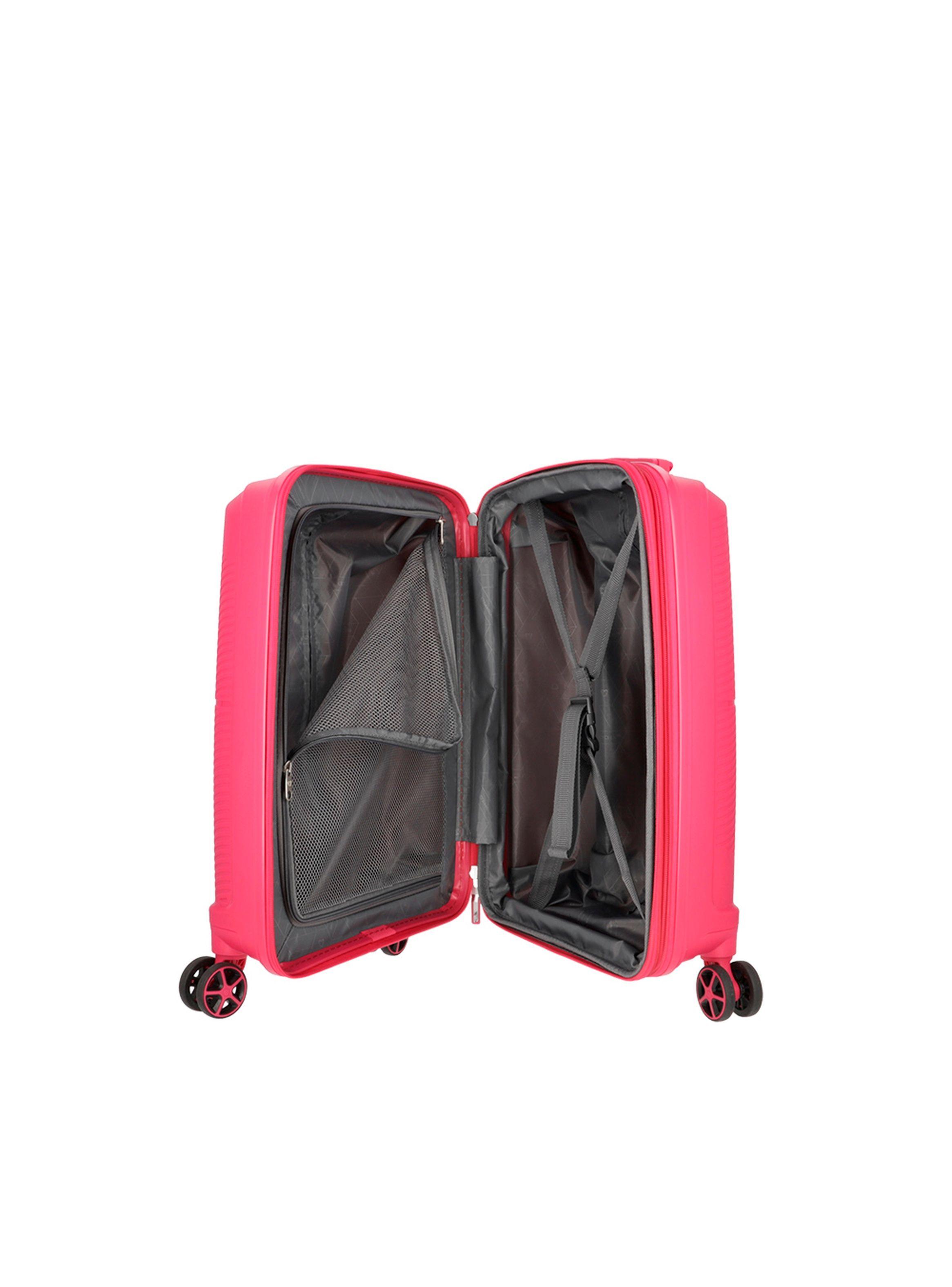 Maleta de Cabina Saxoline Nickel Rosado-3