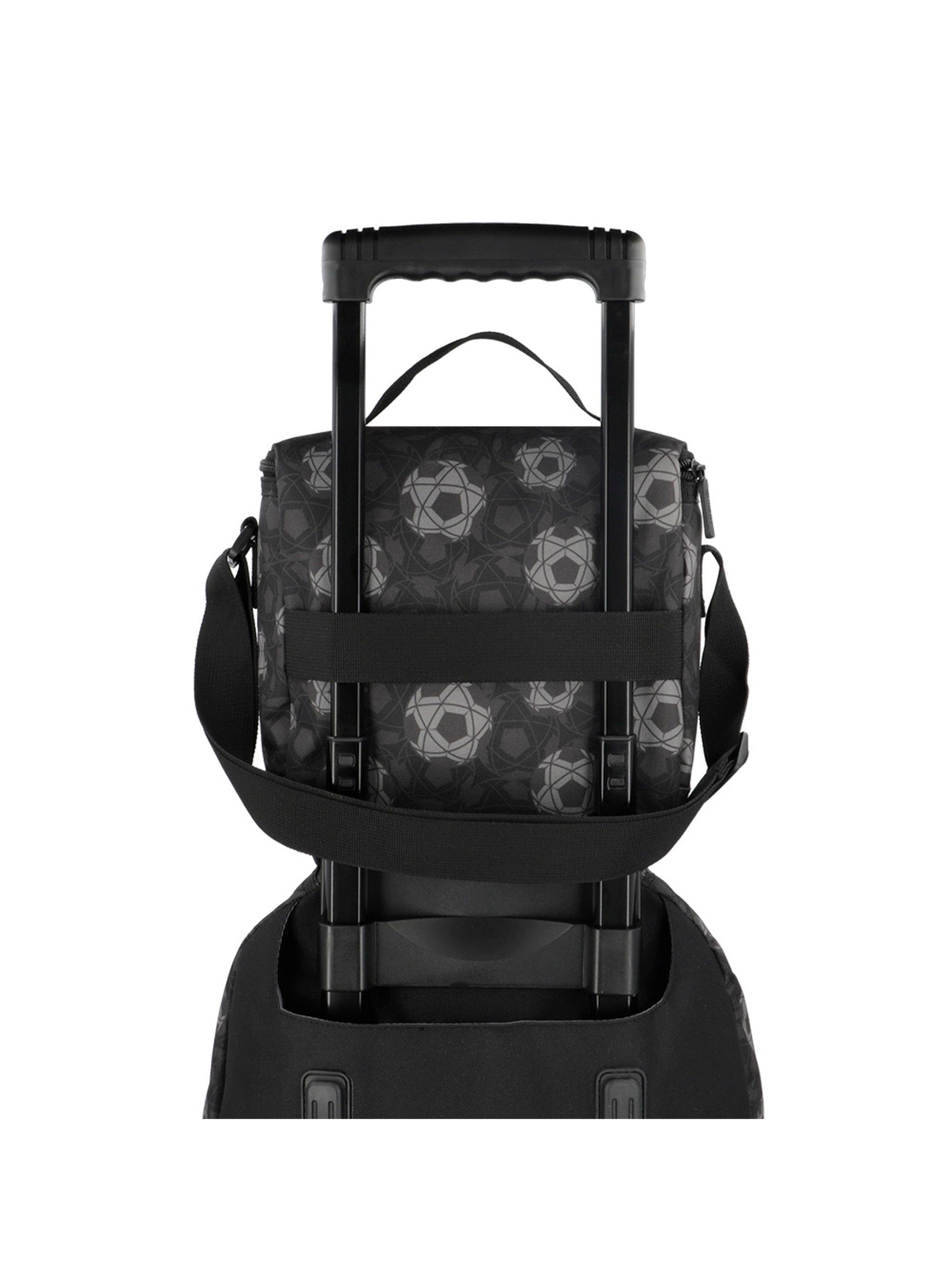 Pack Mochila con ruedas Xtrem Run 5XT Fútbol Negro-4