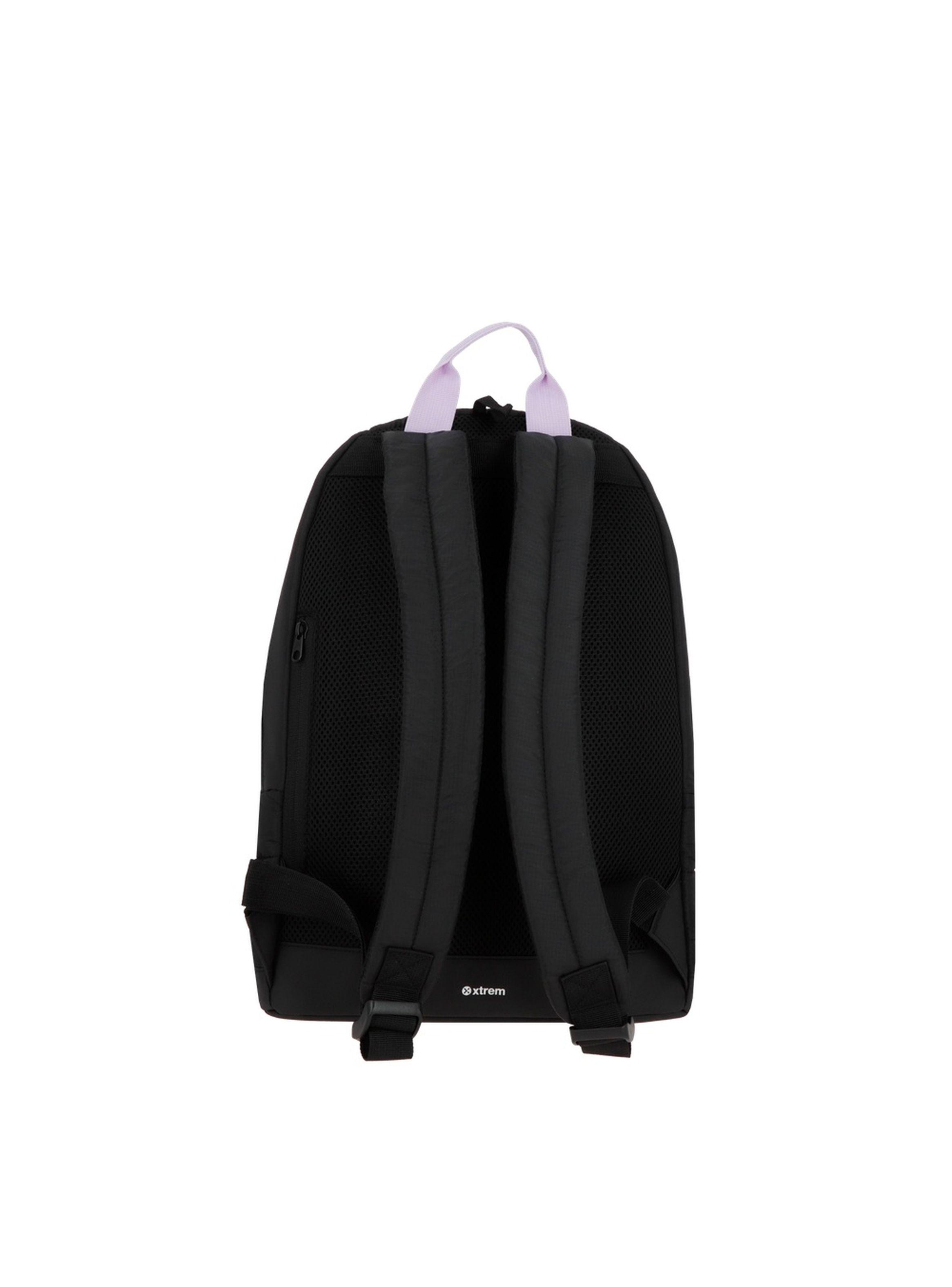 Mochila Notebook Xtrem Amy 5XT Negro/Lila 15"-2