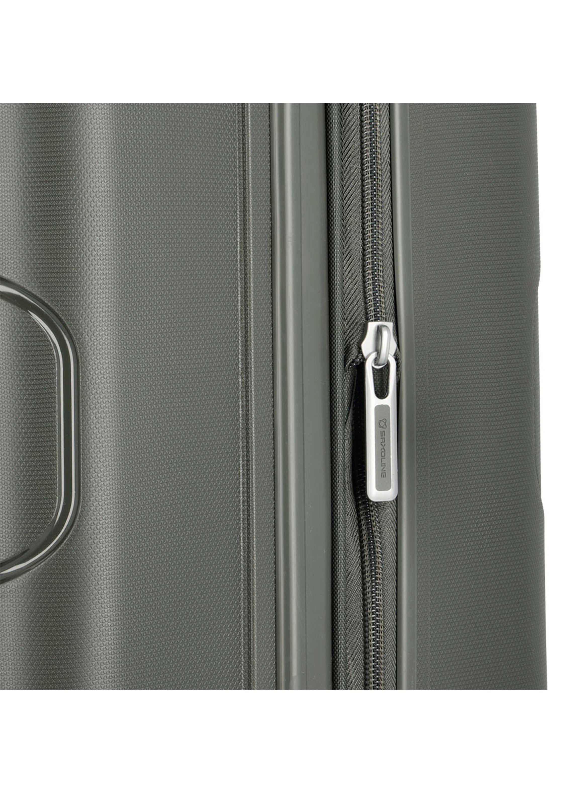 Maleta Mediana Saxoline Fortress Verde Grisáceo-9