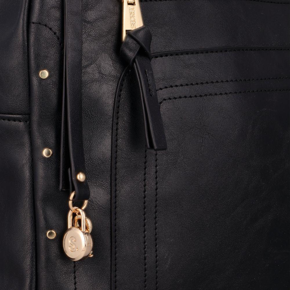 Mochila Granada Casual Negro Secret-7