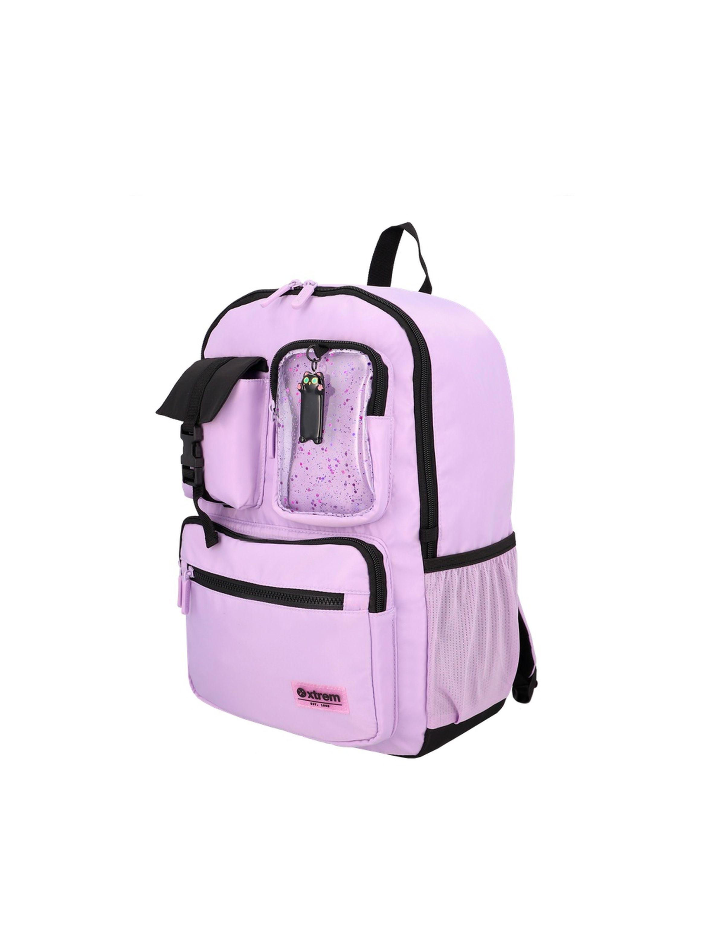 Mochila Notebook Xtrem Cleveland 6XT Lila/Negro 15"-1