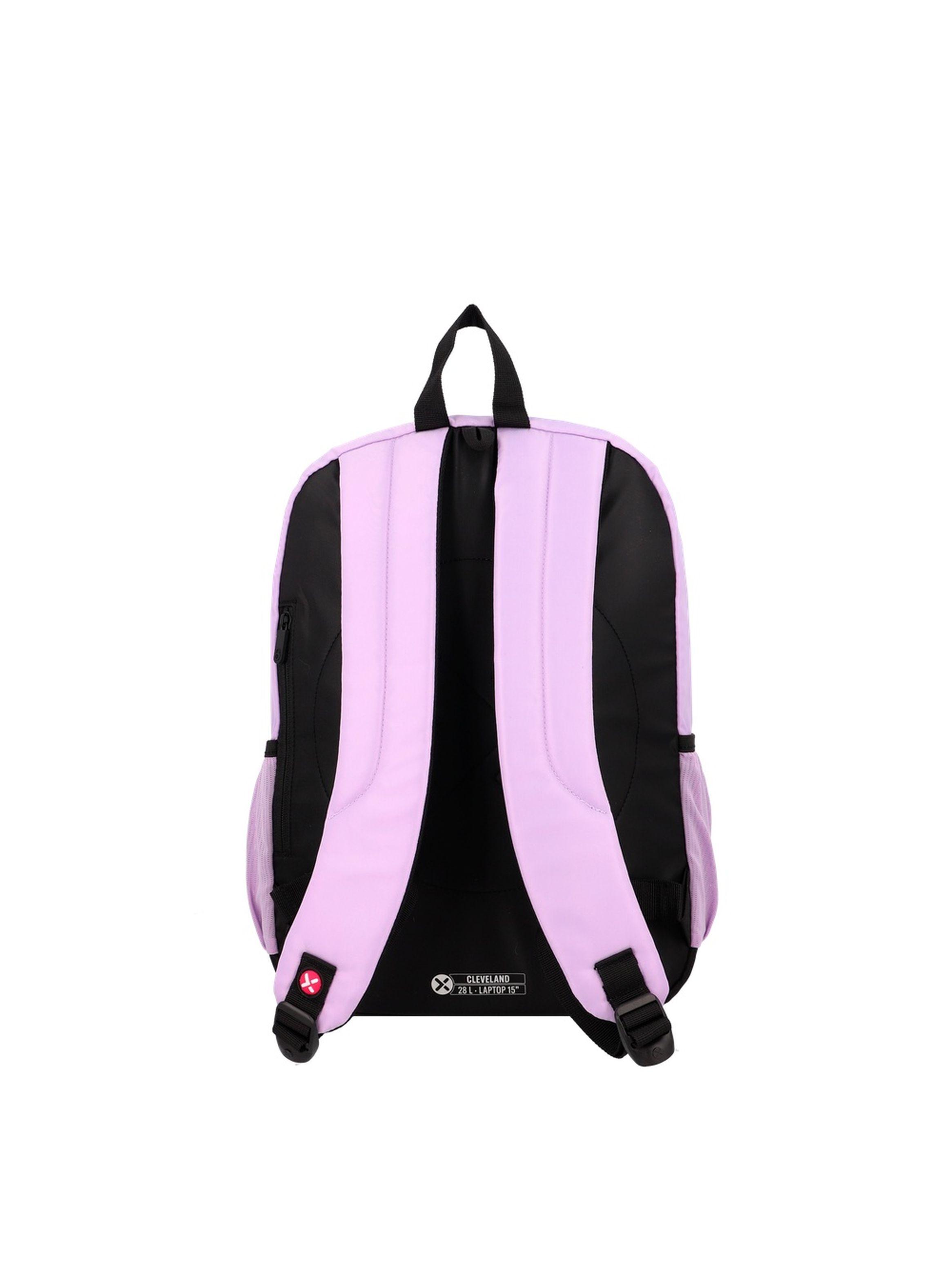 Mochila Notebook Xtrem Cleveland 6XT Lila/Negro 15"-2