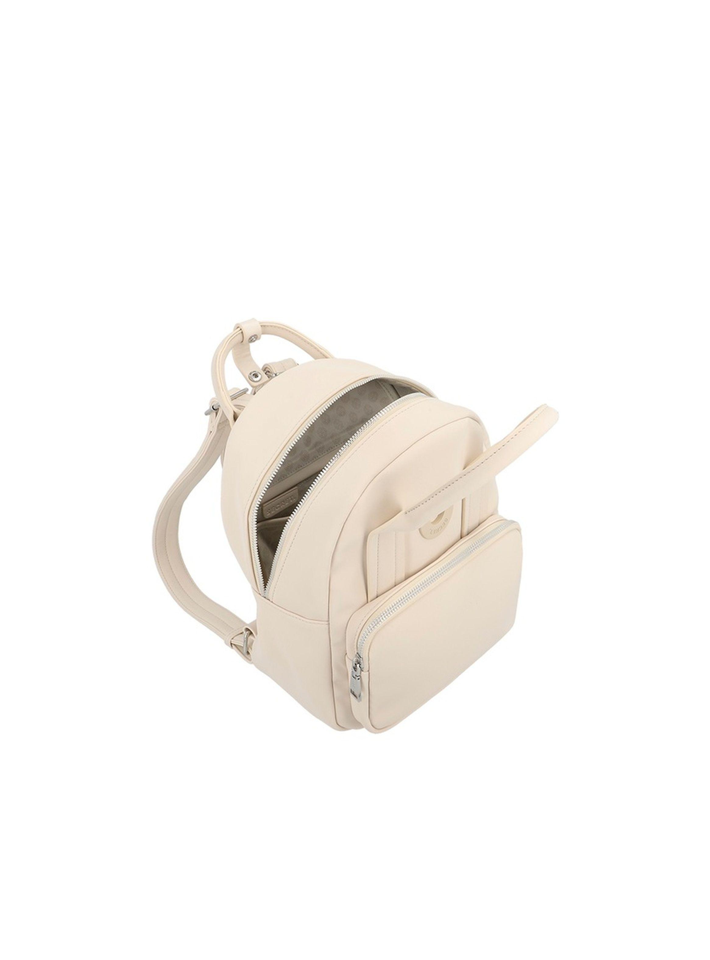 Mochila Secret Burgos FW25 M Beige-3