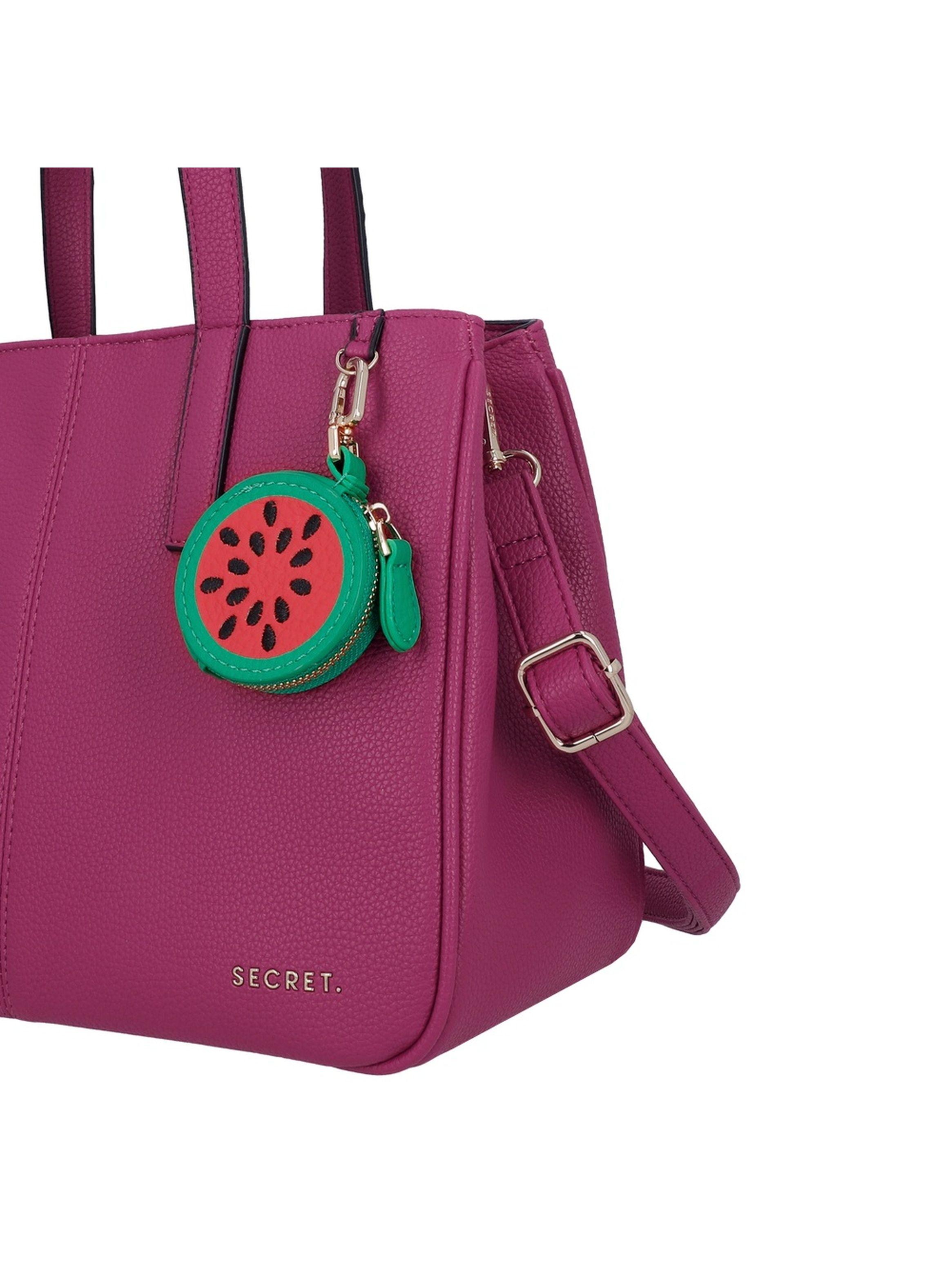 Cartera Tote Secret Aruba SC7 Mediana Fucsia-4