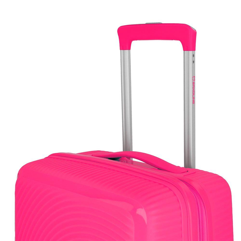 Maleta Mediana Saxoline Disco Rosada-6